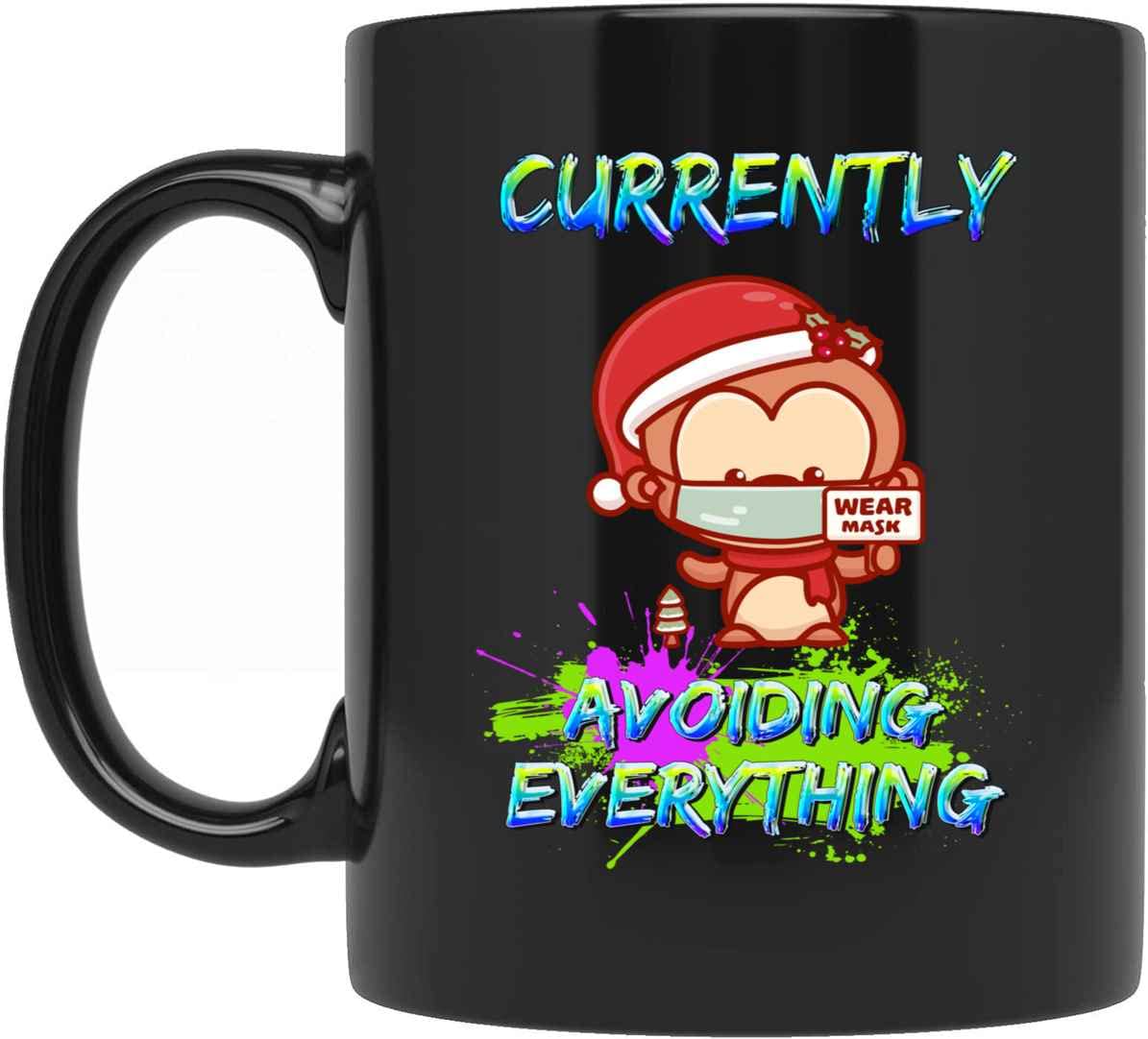 Personalized 'Currently Avoiding Everything' Funny Sarcastic Coffee Mug - Great Gift for Men, Women, Friends, Coworkers & Family - Perfect Birthday, Christmas & Holiday Present - Ideal for Office, Home & Relaxation Moments