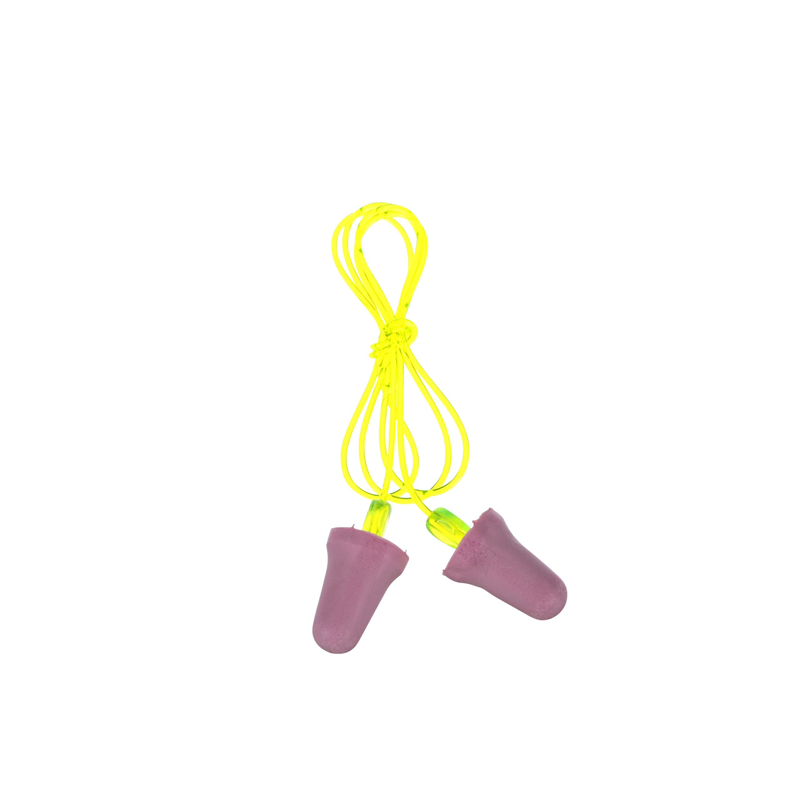 3M No-Touch Push-to-Fit Earplugs P2001 with Cord - Noise Reduction for Sleeping, Studying & Work - Comfortable Hearing Protection for Construction, Travel & Concerts