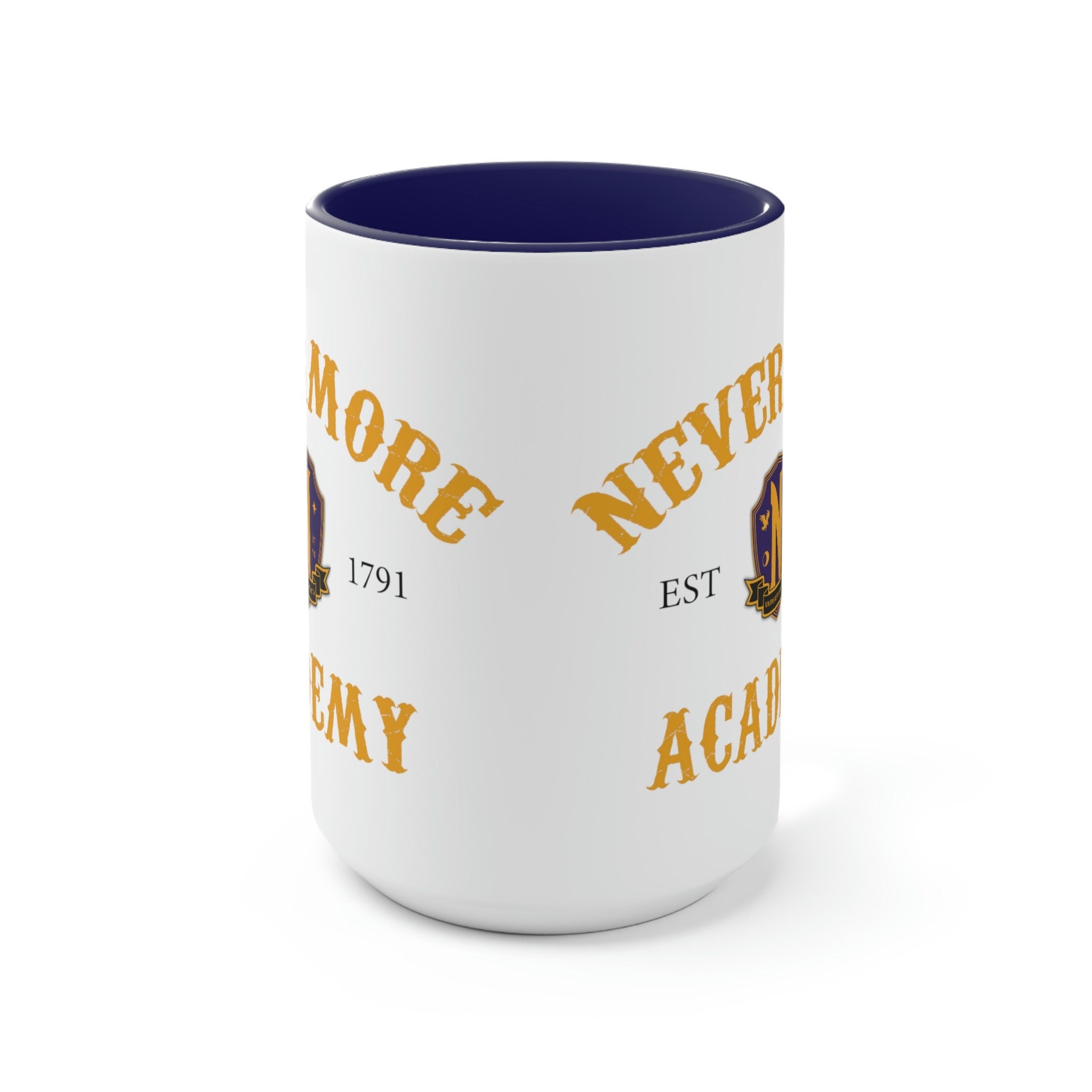 Nevermore Academy Coffee Mug - Wednesday Addams Inspired Ceramic Cup - Gothic Horror TV Show Merch - Perfect for Coffee, Tea & Hot Drinks at Home or Office