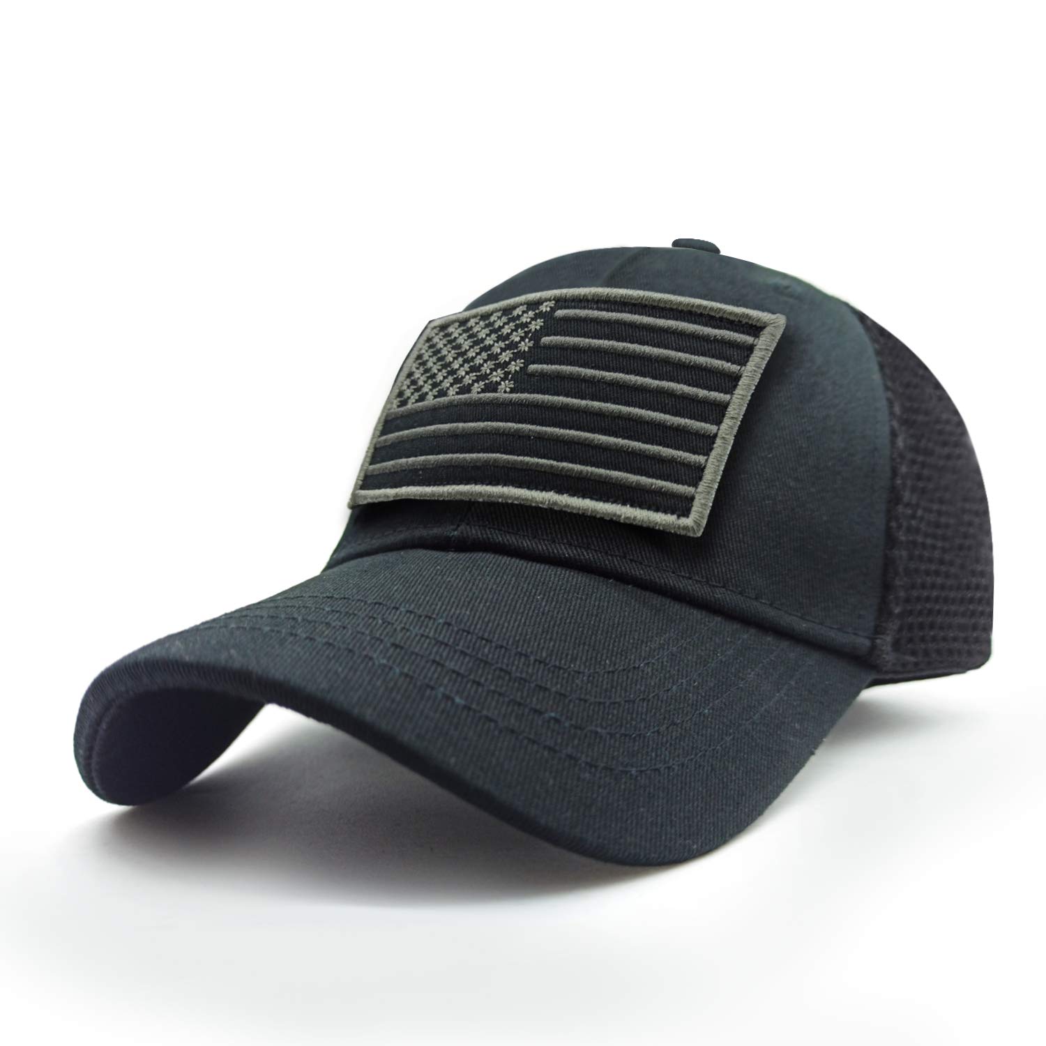 Yeyimei Low Profile Baseball Cap - Adjustable USA Flag & Camo Mesh Hat for Men & Women | Perfect for Outdoor Sports, Hiking, and Patriotic Events