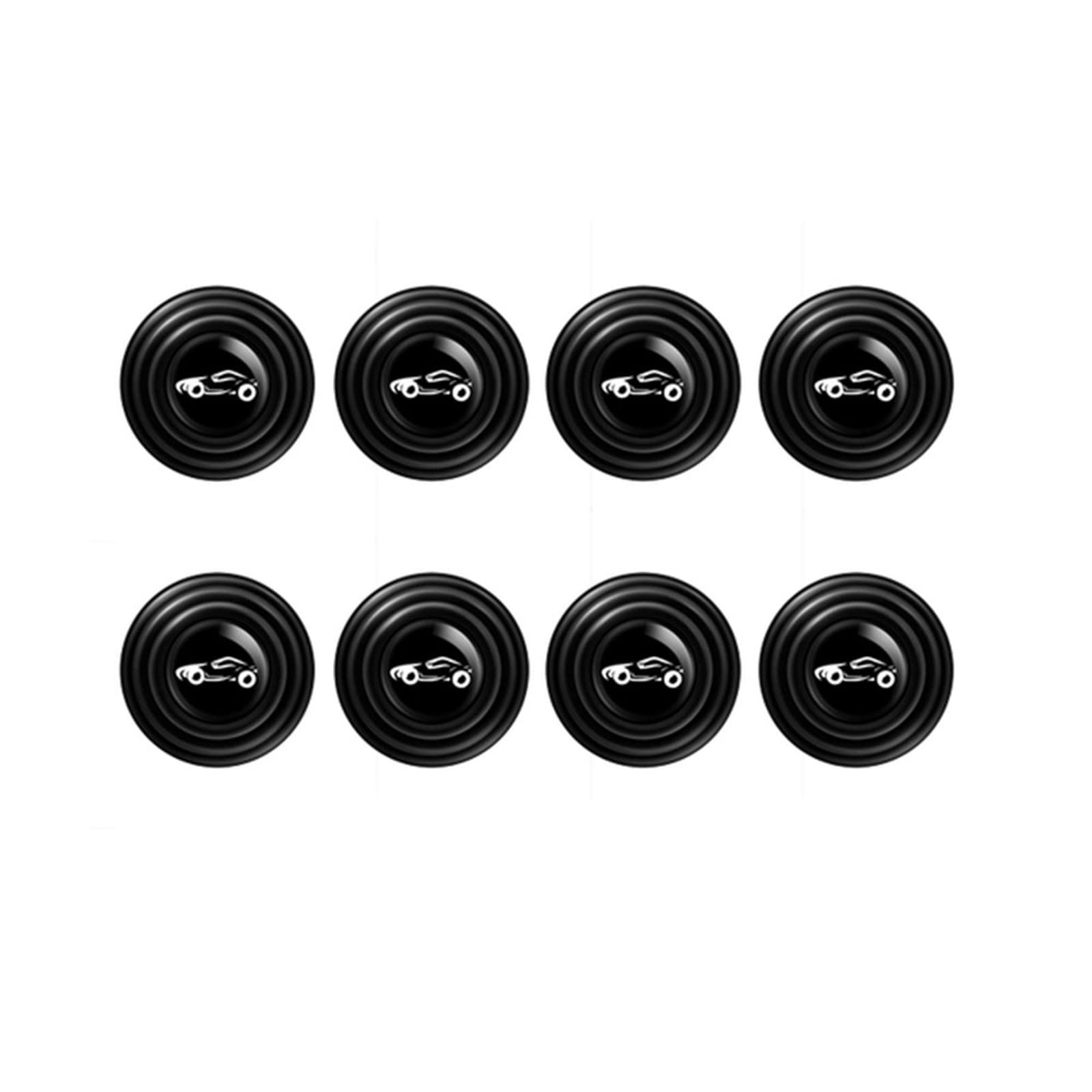 10 Pcs Silicone Car Door Anti-Collision Protectors - Shock Absorbing Gasket for Vehicle Accessories - Prevent Scratches & Dents - Perfect for Parking Lots, Garages & Tight Spaces