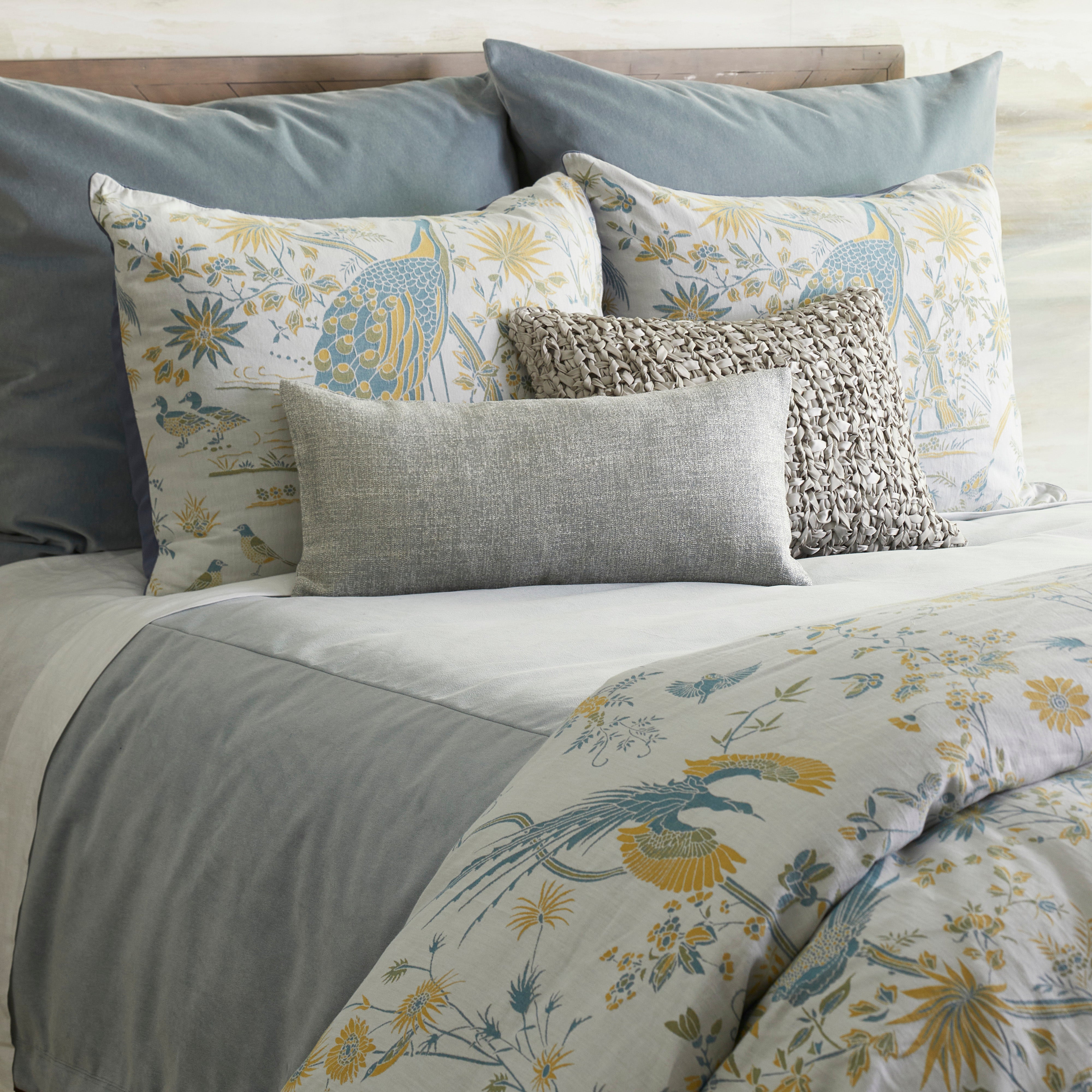 Java Peacock Duvet Cover Set King Size - Luxury 100% Cotton Bedding with Exquisite Peacock Design - Perfect for Master Bedroom, Guest Room & Hotel Decor