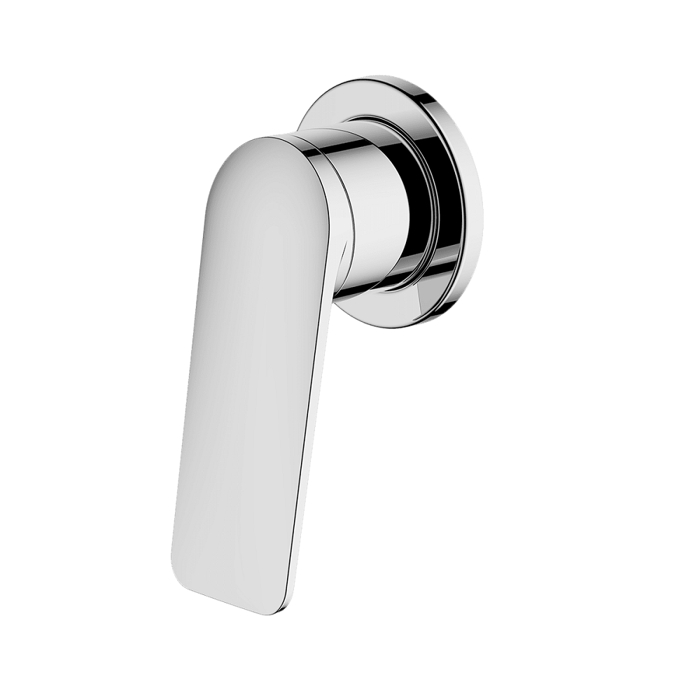 Abey Vela Shower Mixer Trim Kit - Chrome Finish 7SH EXT - Modern Bathroom Faucet for Luxury Home & Hotel Renovation