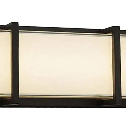 Allen + Roth Brighton 3-Light Bronze Vanity Light - Modern Contemporary Bathroom Lighting Fixture for Mirror, Dresser & Makeup Area