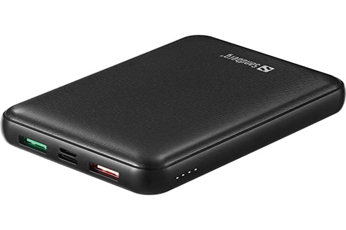 Sandberg 15000mAh 45W USB-C PD Power Bank - Fast Charging Portable Charger for iPhone, Samsung, MacBook, iPad | Perfect for Travel, Camping & Emergency Backup