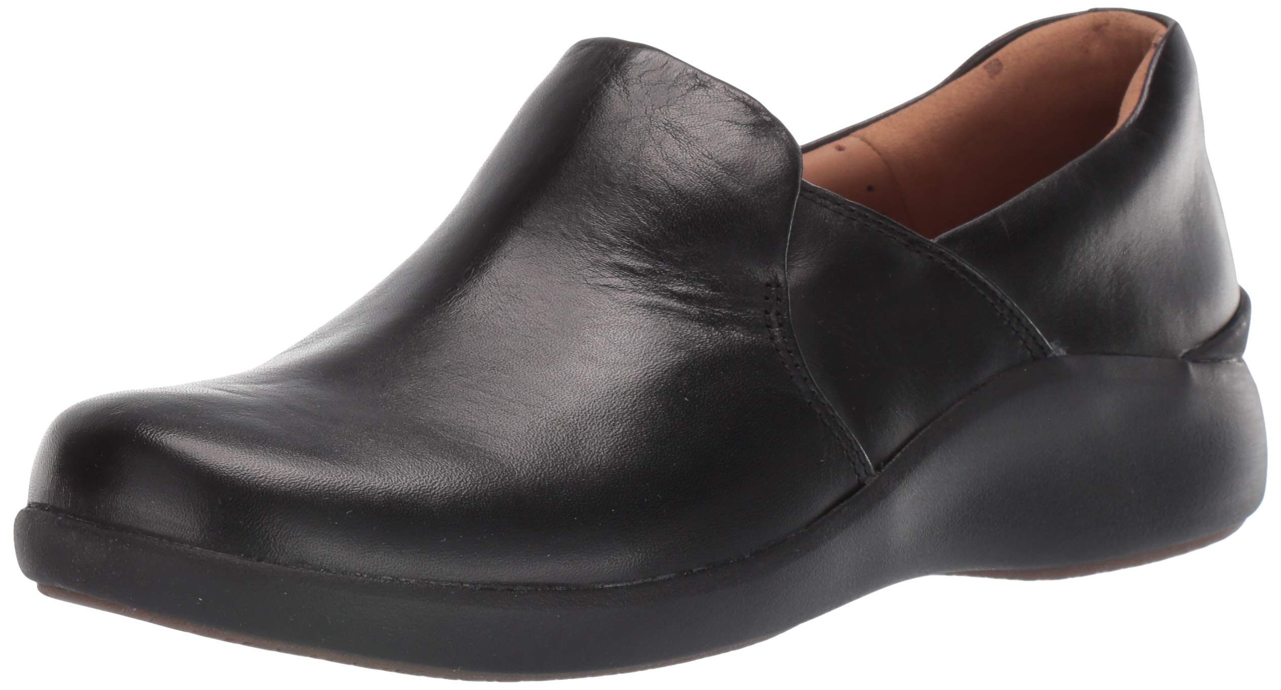 Clarks Women's Un.Loop 2 Step Loafers - Comfortable Slip-On Shoes for Work, Office & Casual Wear | Lightweight Walking Shoes for Women with Cushioned Insoles