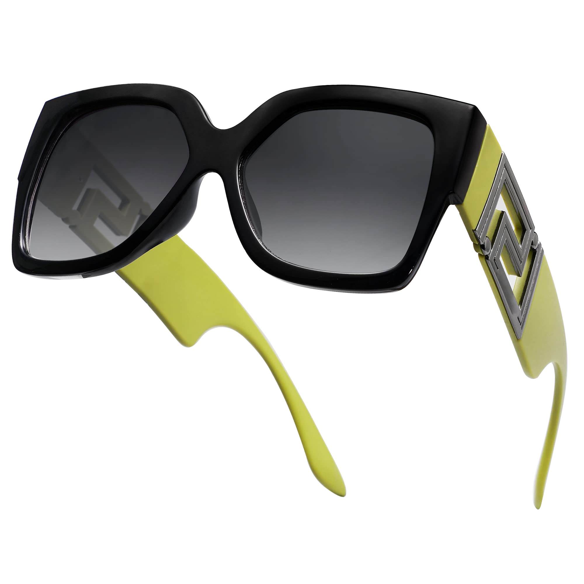VANLINKER Oversized Sunglasses for Women - Trendy Fashion UV Protection Cat Eye Shades - Perfect for Beach, Driving, and Summer Outfits