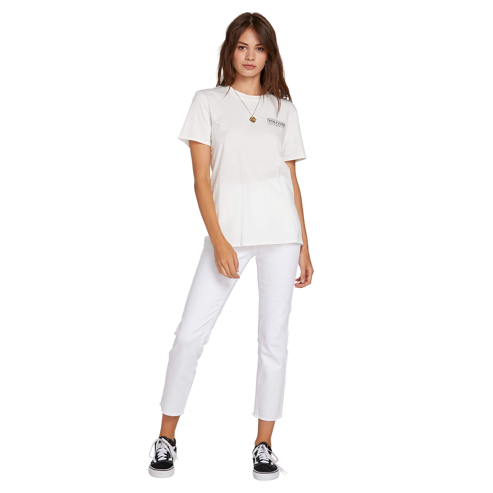 Volcom Women's Junior's Vol Stone Denim Jeans - High Waist Slim Fit Stretch Skinny Jeans for Casual Wear and Everyday Outfits