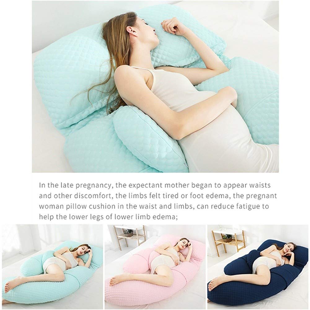 U-Shaped Maternity Body Pillow for Pregnancy Support - Detachable Cover for Back, Hips, Legs & Belly Comfort - Perfect for Sleeping, Nursing & Relaxation During Pregnancy