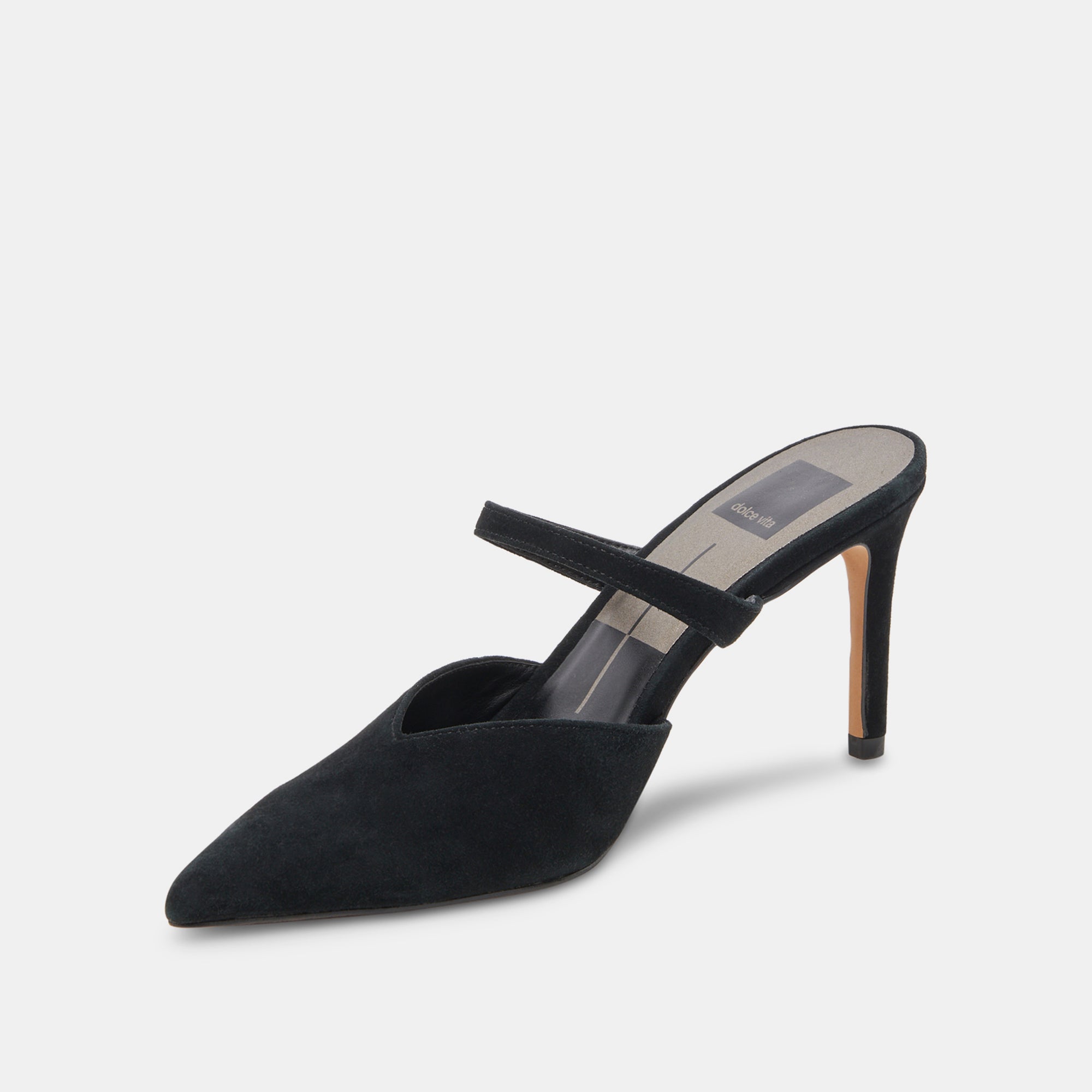 KANIKA Women's Wide Heel Sandals - Onyx Suede Chunky Heels for Comfort & Style | Perfect for Weddings, Parties & Evening Events