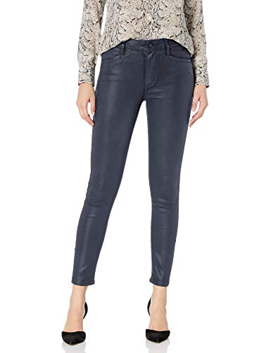 PAIGE Women's Hoxton Coated Ankle Jeans - High Waist Skinny Stretch Denim Pants for Casual & Night Out | Perfect for Work, Date Night & Weekend Wear