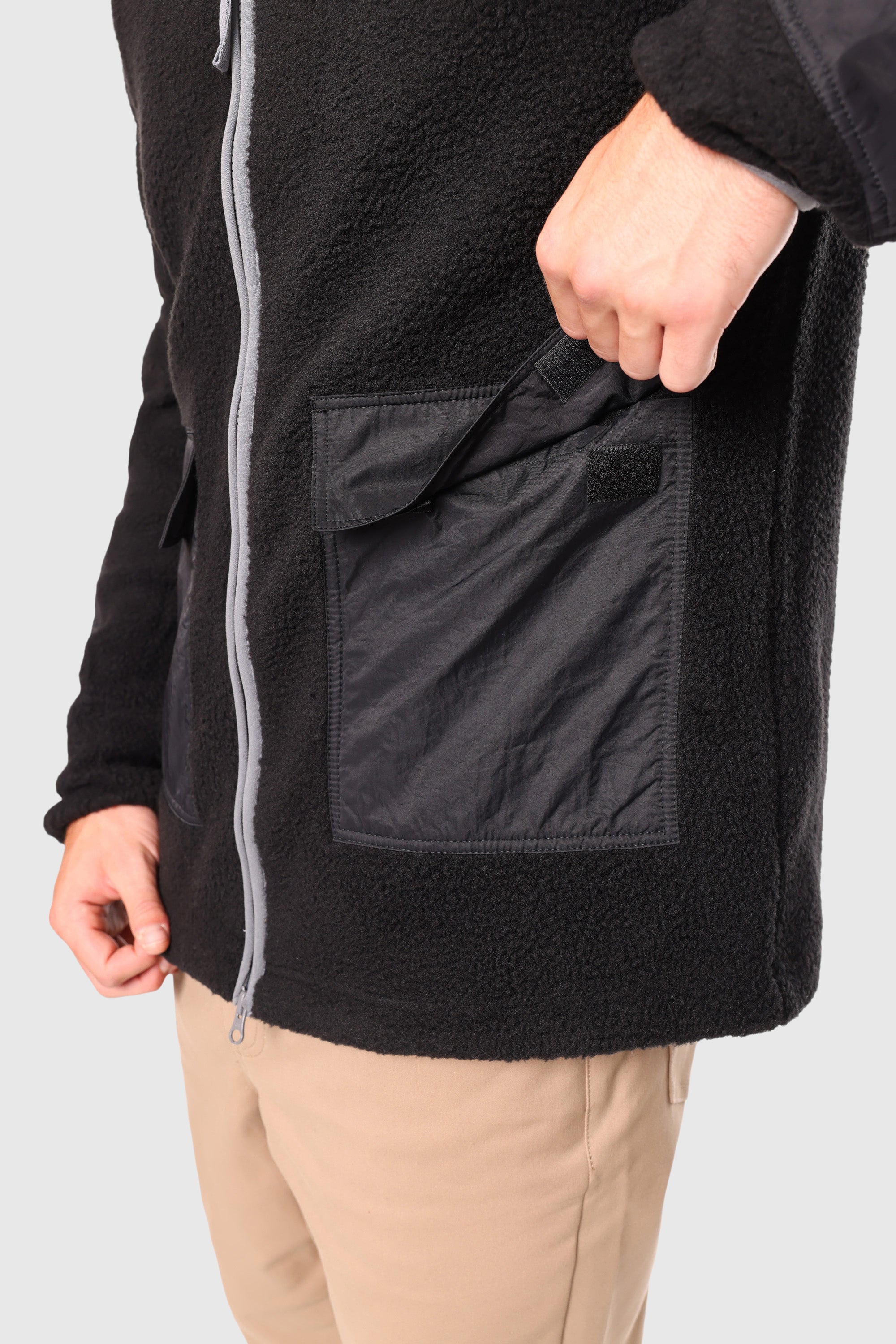Men's Sherpa Lined Full Zip Fleece Jacket - Soft & Warm Winter Coat for Outdoor Activities, Hiking & Casual Wear