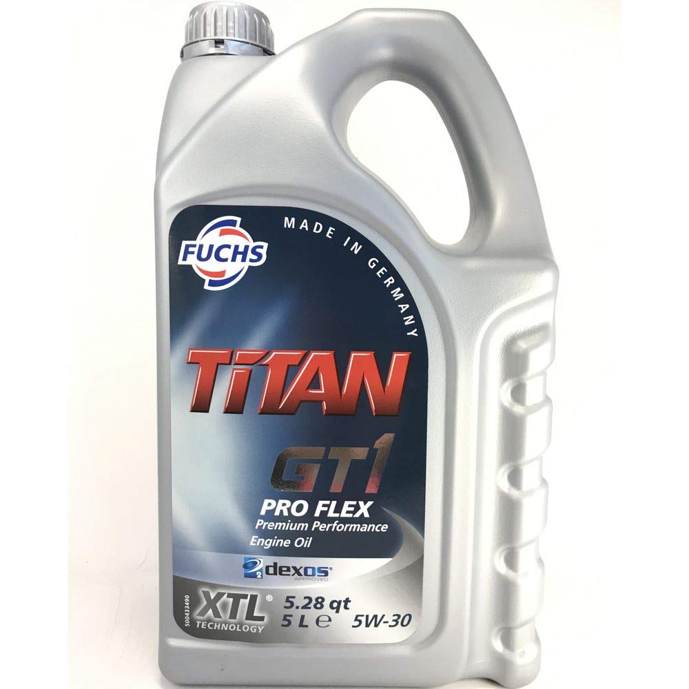 Titan 5W30 Full Synthetic Motor Oil - 5 Liter (5.28 Quart) for Cars & Trucks (2007-2012 Models) - Premium Engine Protection for Daily Commuting & Highway Driving