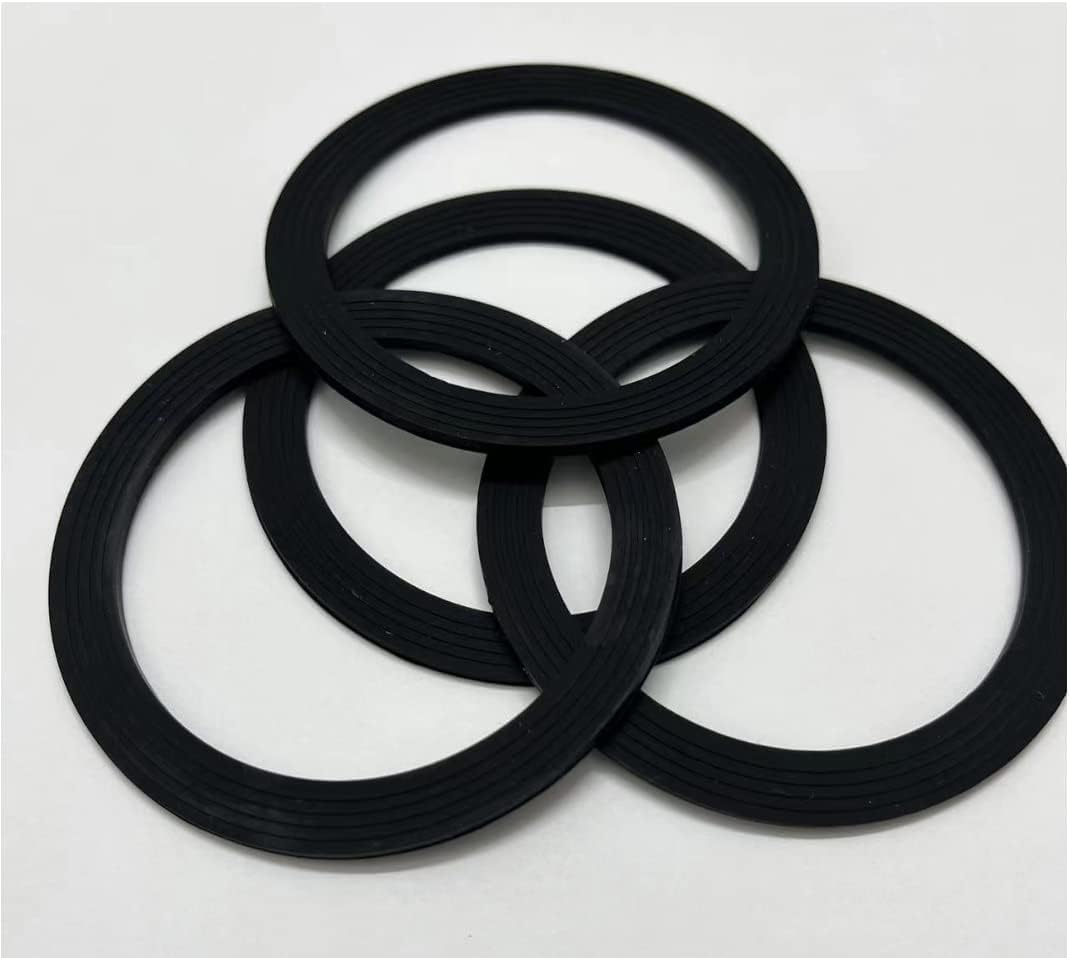 4-Piece Blade Seal Ring Gaskets Replacement for Braun Blender Models 4184, MX2000 & MX2050 (Part# 4184-625) - Durable Leak-Proof Seal for Smooth Blending of Smoothies, Sauces & Nut Butters