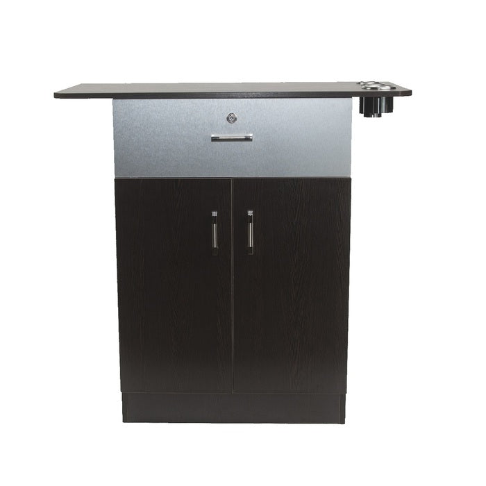 Chloe Styling Station - Professional Hair Styling Table with Mirror & Storage for Salons & Home Use | Perfect for Hairdressers, Makeup Artists & Beauty Enthusiasts
