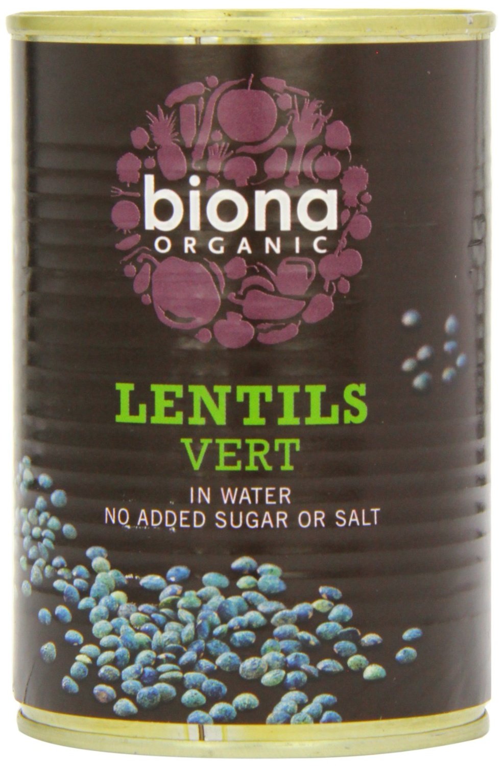 Biona Organic Lentils 400g - Pack of 6 | USDA Certified, Non-GMO, Vegan & Gluten-Free | Perfect for Soups, Stews, and Healthy Meal Prep