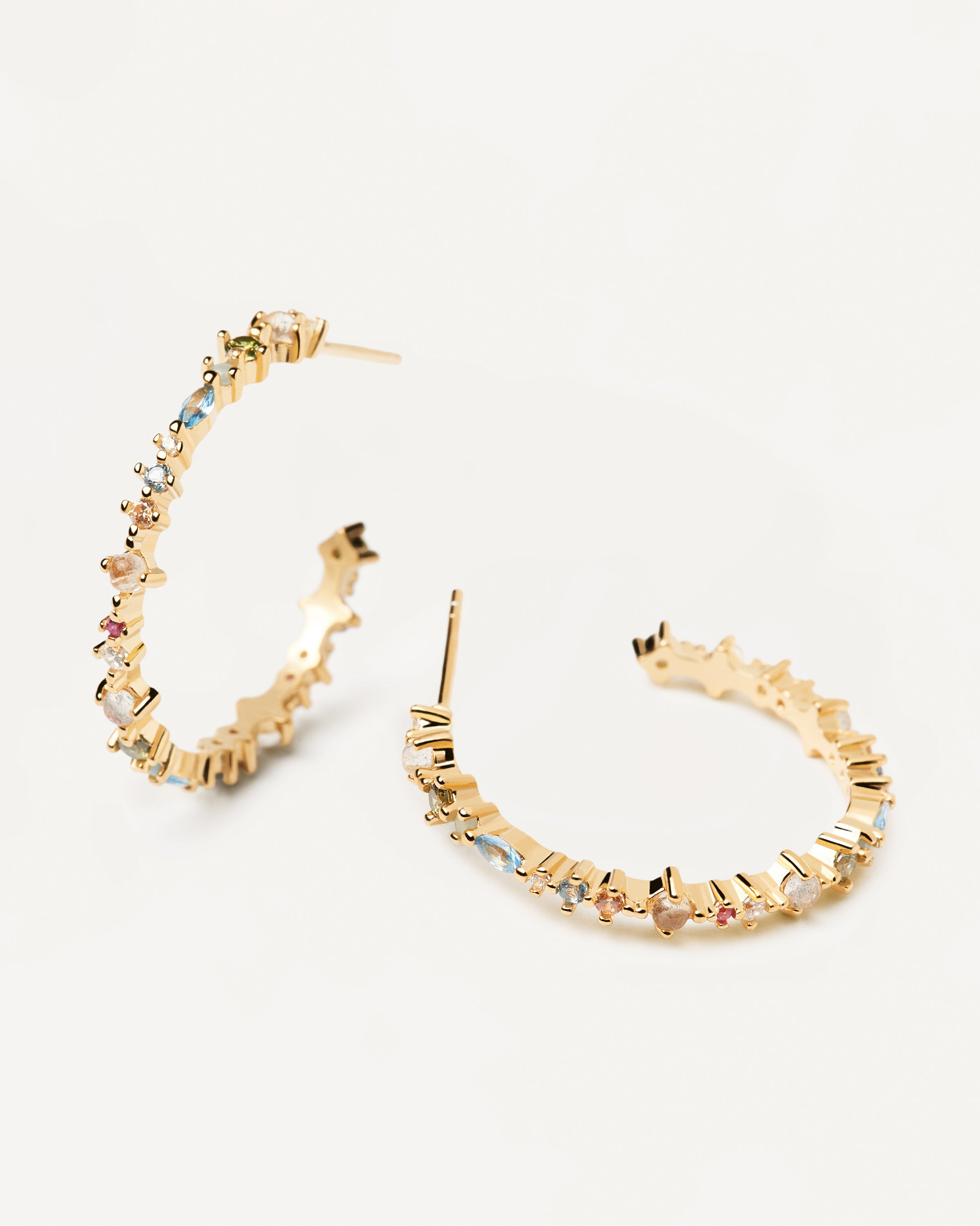 14K Gold Halo Earrings for Women - Elegant Dainty Stud Earrings for Everyday Wear, Gift for Her, Wedding, Anniversary & Special Occasions