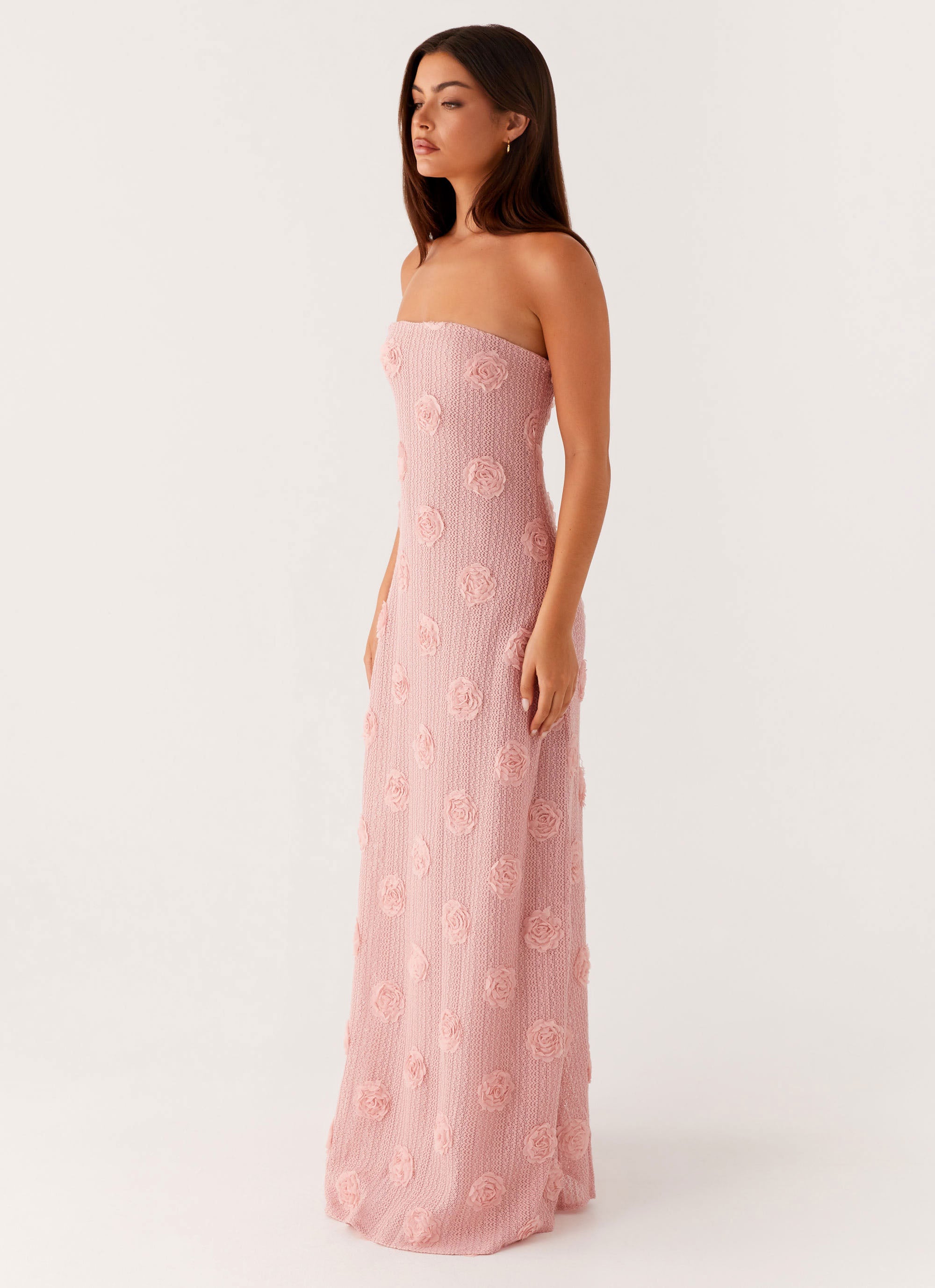 Holly Maxi Dress for Women - Flowy Long Summer Dress in Pink, Perfect for Beach, Vacation, and Casual Outings