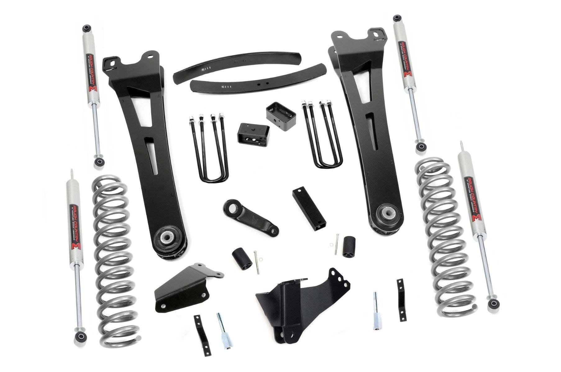 6 Inch Lift Kit for Ford F-250/F-350 Super Duty (2005-2007) - Heavy Duty Diesel Radius Arm Suspension Upgrade M1 53640 - Off-Roading, Towing & Truck Customization