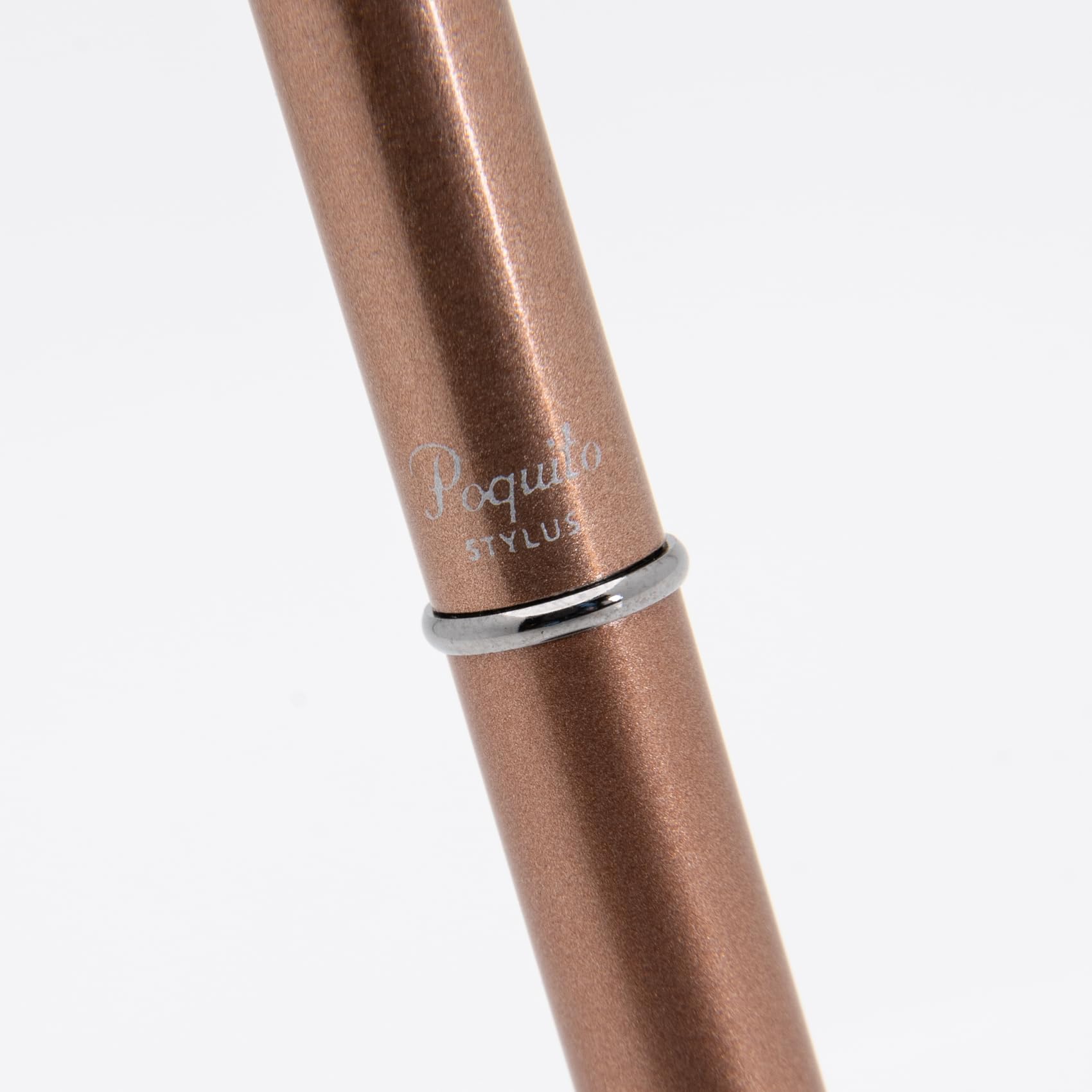 Monteverde USA Poquito Ballpoint Pen with Stylus - Copper Ballpoint Pen with Touchscreen Stylus (MV10262) | Perfect for Note-Taking, Signing Documents & Using Touchscreen Devices