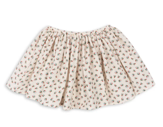 KONGES SLOJD SOSO Girls' Cotton Skirt for Ages 2-8 Years - Perfect for School, Playdates & Special Occasions