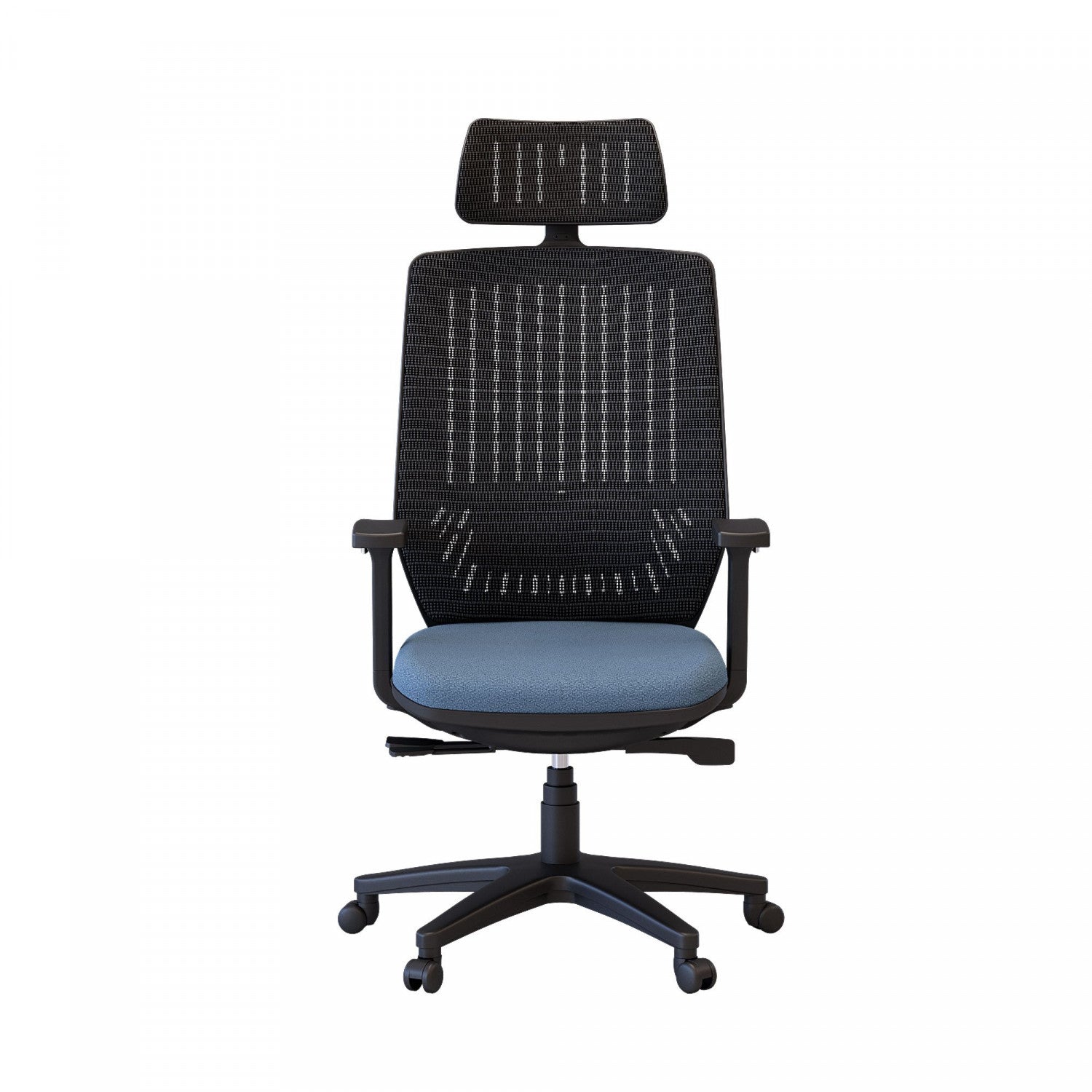Noah Office Chair - Ergonomic Mesh Back Adjustable Height Swivel Task Chair with Lumbar Support - Blue Sapphire - Perfect for Home Office, Gaming, and Workspace Comfort