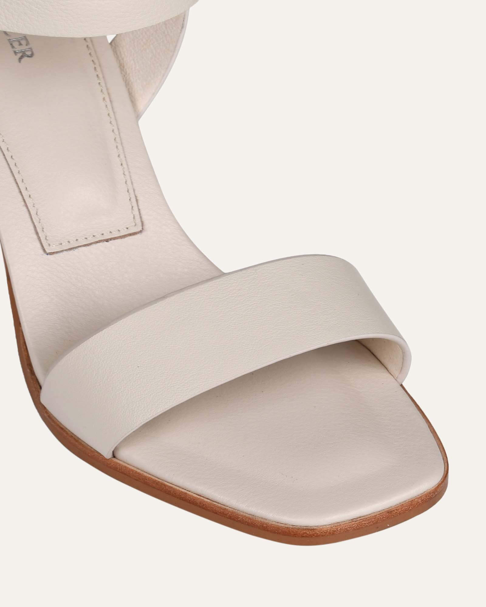 CALAIS Women's High Heel Sandals - Genuine Bone Leather Strappy Summer Dress Shoes for Weddings, Parties & Night Out