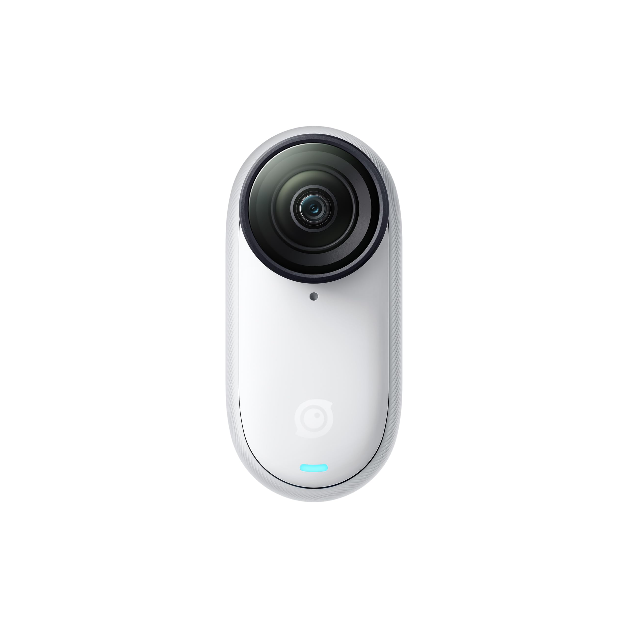 Insta360 GO 3S 128GB White 4K Action Camera - Ultra-Portable Vlogging Camera with Stabilization, 140 Min Battery, Waterproof, Mountable Design for POV Shots | Perfect for Travel Vlogging, Adventure Sports & Hands-Free Recording (Camera Only - No Action Pod/Charger Included)