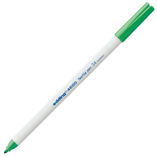 edding 4600 Bullet Tip Fabric Marker Pen - Permanent Textile Marker for Clothing, Shoes & DIY Crafts - Ideal for Fabric Painting, Custom T-Shirts & Home Decor Projects