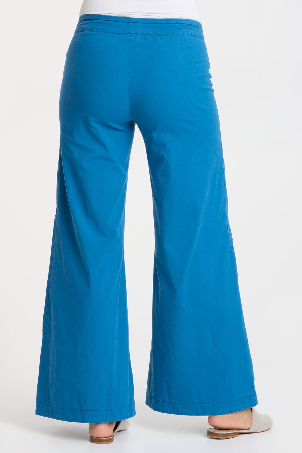 Stylish Terraced Wide Leg Pants for Women - High Waisted Flowy Palazzo Trousers - Comfortable Office & Casual Wear