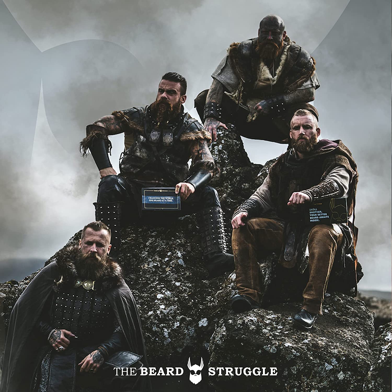 Premium Viking Beard Wax for Men - Beard Struggle Platinum Collection Vanir's Wisdom - 50g/1.76oz Mustache & Beard Styling Wax - Strong Hold for Taming & Grooming - Perfect for Daily Styling, Special Occasions & Cosplay Looks