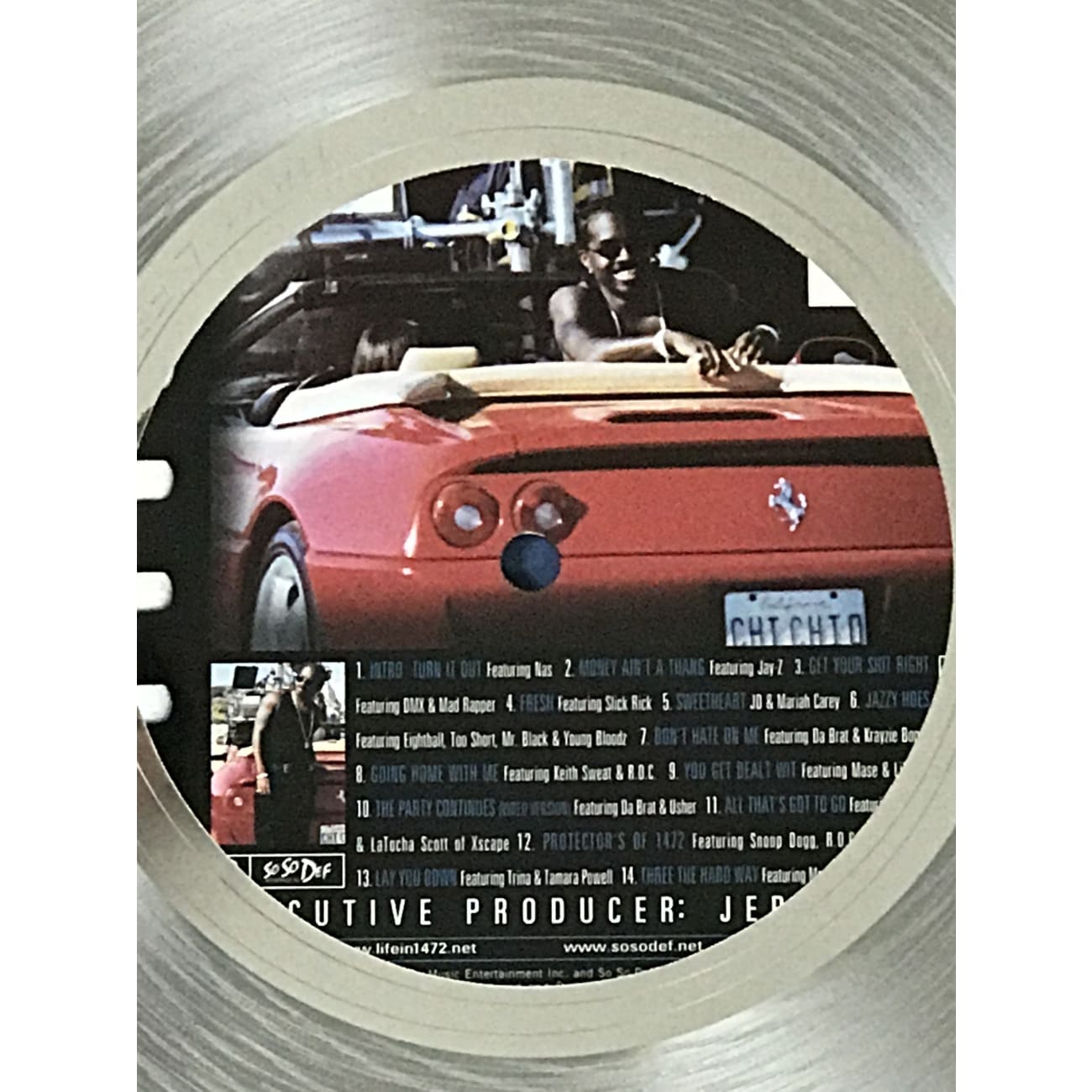 Jermaine Dupri Life In 1472 RIAA Platinum Album Award - Limited Edition Music Collectible for Fans & Display - Perfect for Home Decor, Music Memorabilia Collections & Gift for Hip-Hop Lovers