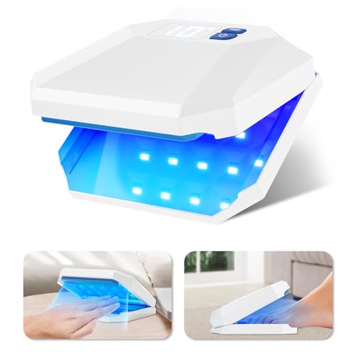 2024 New Portable Rechargeable Nail Fungus Treatment Device - Effective for Toenails & Fingernails, Onychomycosis, Discolored & Thickened Nails - Fits Multiple Fingers & Toes - Perfect for Home Use, Travel & Daily Foot Care