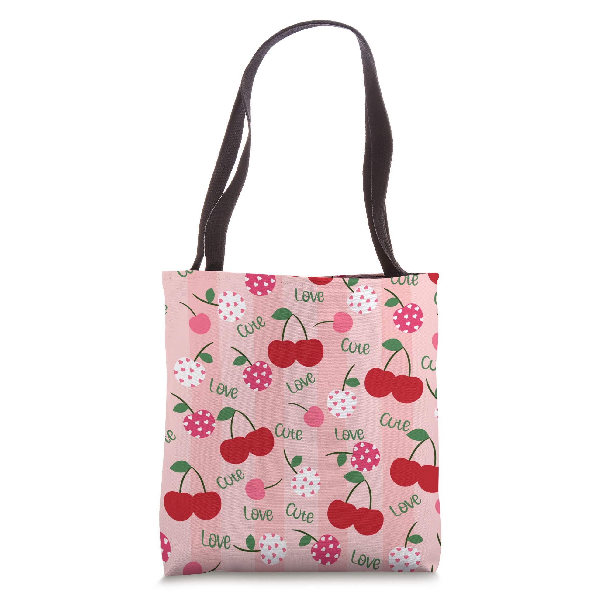 Cute Cherry Fruit Themed Tote Bag - Perfect for Grocery Shopping, Beach Trips & Unique Gifts