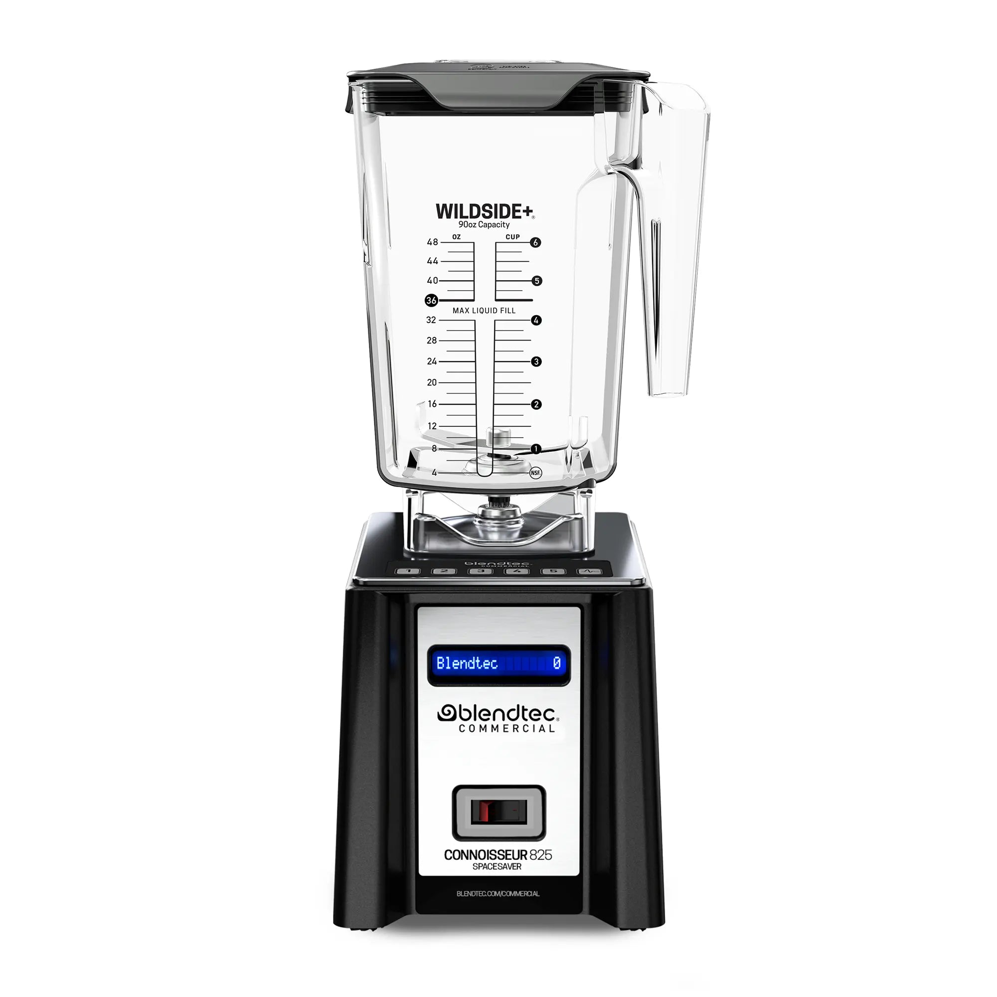 Blendtec Connoisseur SpaceSaver 825 High-Performance Blender - Perfect for Smoothies, Soups & Nut Butters | Compact Countertop Design for Small Kitchens