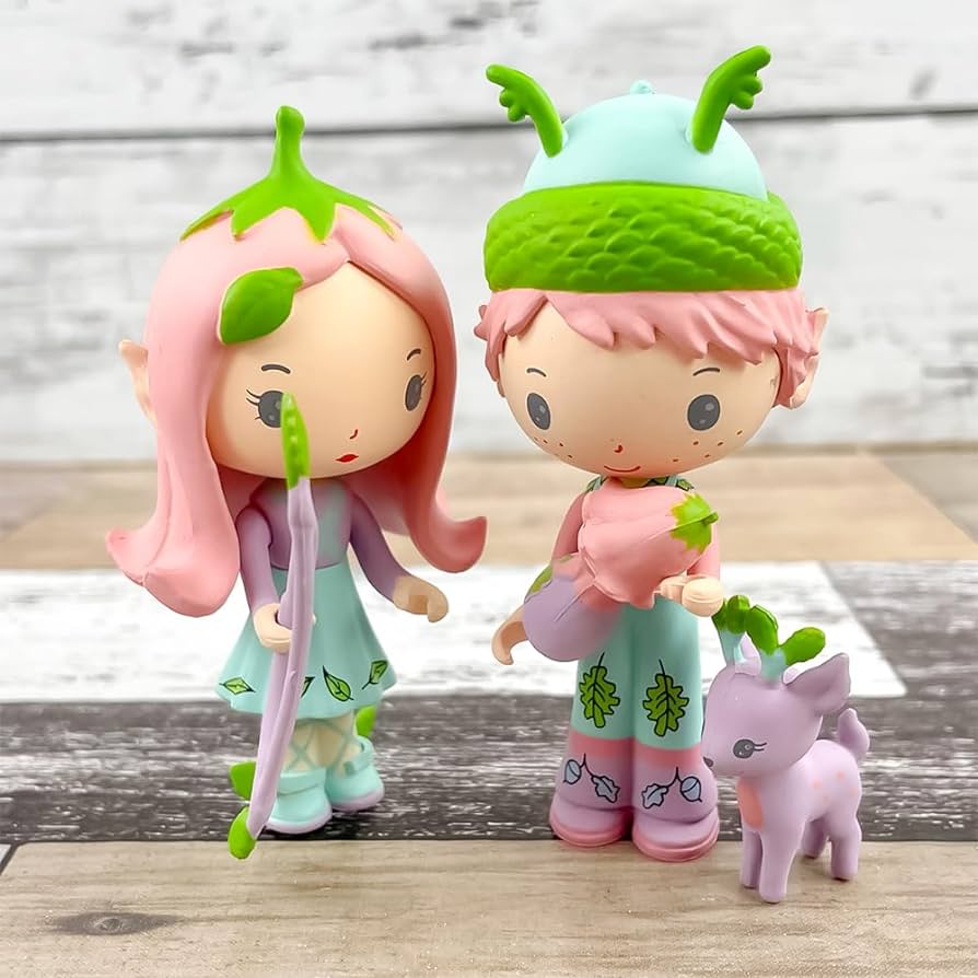 Lily & Sylvestre Miniature Dolls - Collectible Handmade Tiny Dolls for Home Decor, Gift, and Display | Perfect for Dollhouse, Shelf Decor, and Themed Collections