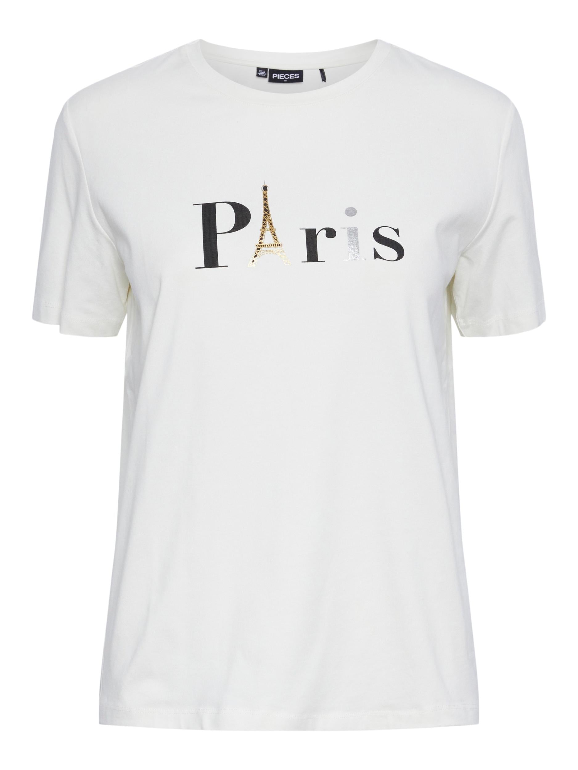 Paris Themed Graphic T-Shirt for Men & Women - Soft Cotton White Tee - Perfect for Travel, Gifts & Casual Wear