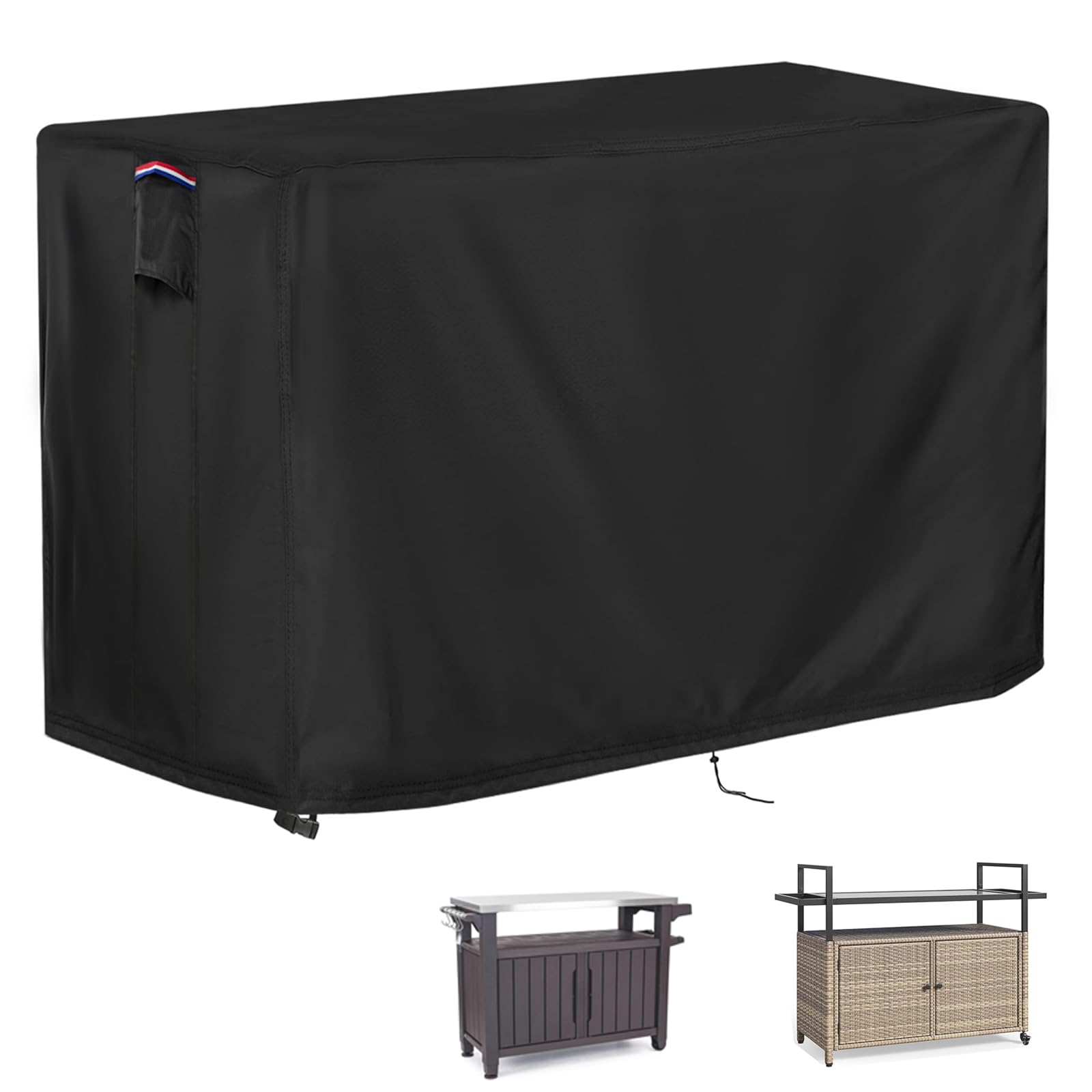 Waterproof Outdoor Table Cover for Tall Bar Height Patio Table 51