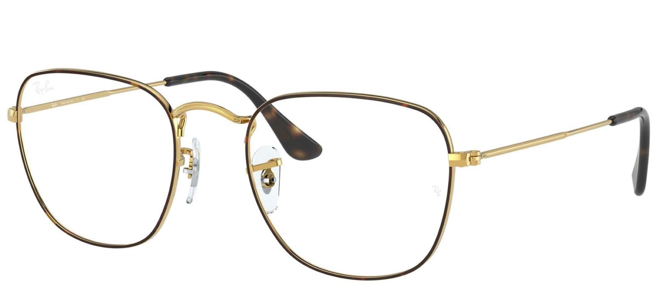 Ray-Ban Rx3857v Frank Square Prescription Eyeglass Frames - Classic Unisex Optical Glasses for Men & Women - Perfect for Work, Reading, and Everyday Wear