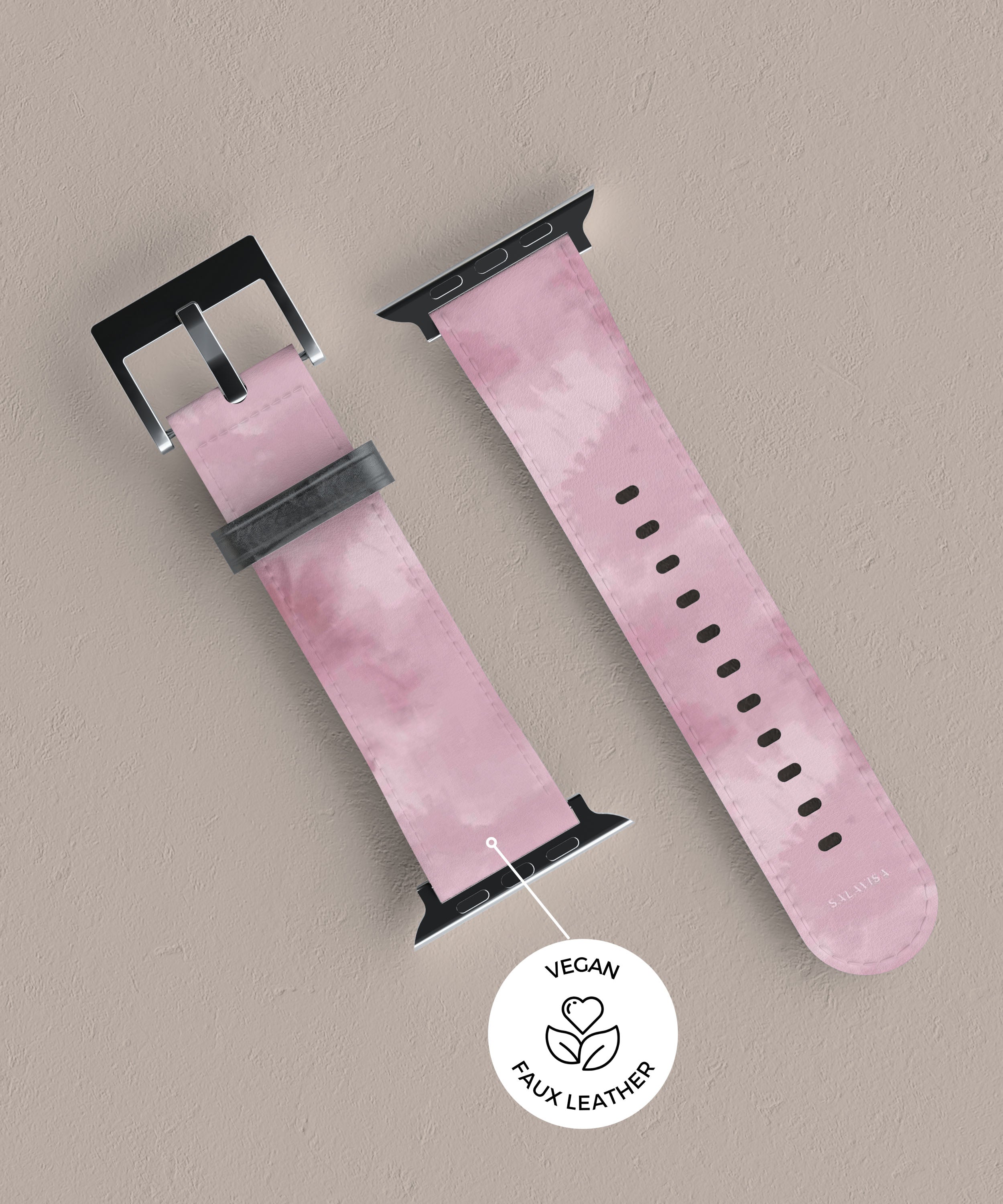 Pink Tie Dye Apple Watch Band - Soft Silicone Replacement Strap for Apple Watch Series 9/8/7/6/SE/5/4/3/2/1 - Stylish & Comfortable Sport Loop for Women & Men - Perfect for Workouts, Running & Everyday Wear