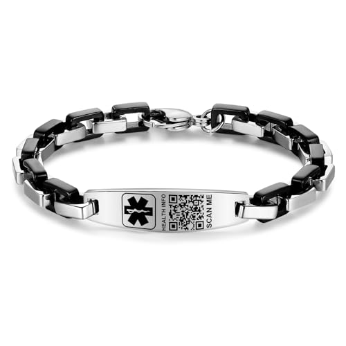 9.06''-Black+Silver stainless steel