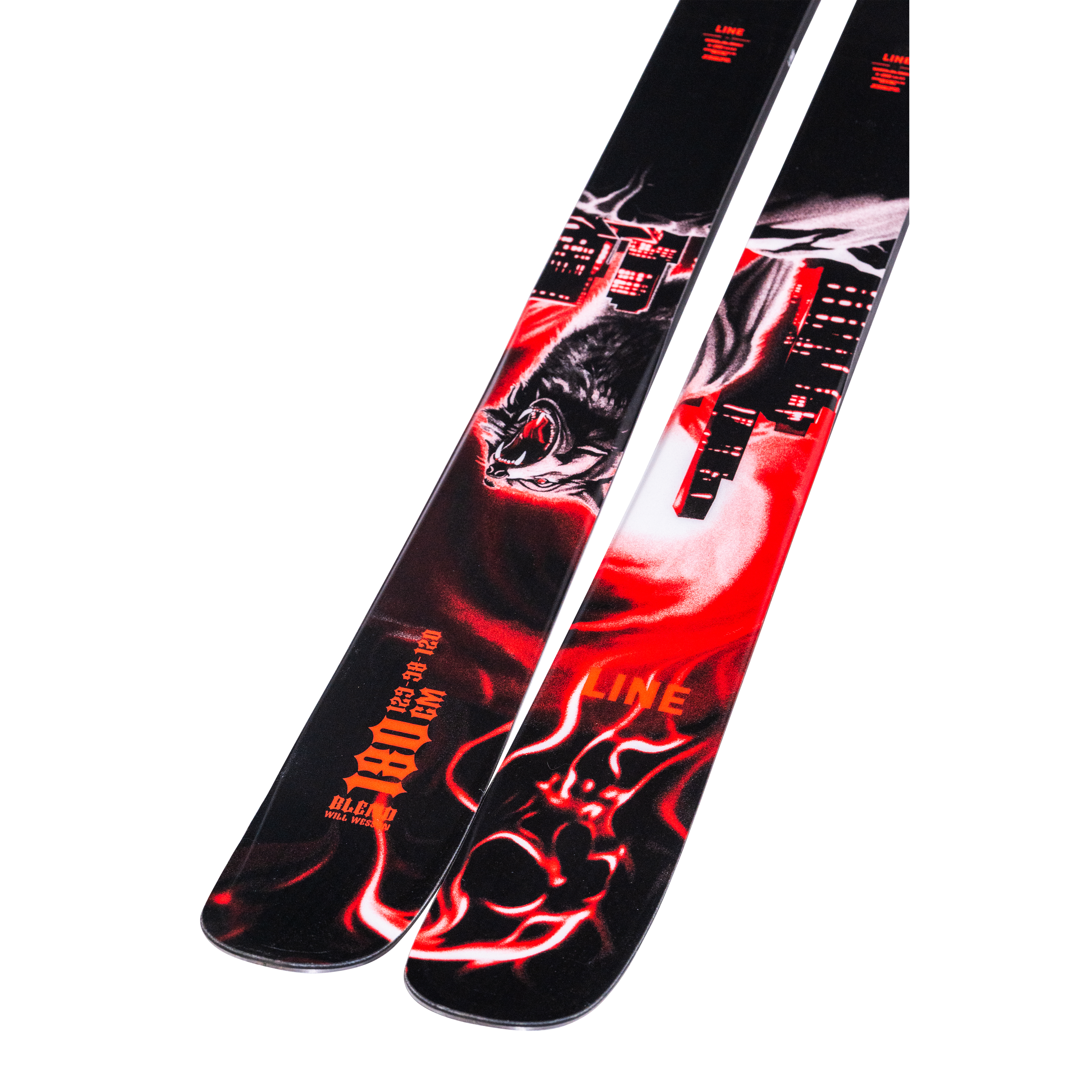 Will Wesson Pro Ski Line Blend 2025 - Premium All-Mountain Skis for Men & Women - Perfect for Freestyle, Powder, and Park Skiing
