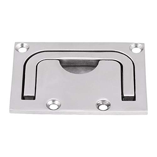 316 Stainless Steel Marine Cabinet Pulls & Flush Hatch Handles - Corrosion-Resistant Boat Locker Lift Pulls for Yachts & Cabinets (Silver) - Perfect for Marine Hardware, RV Storage & Home Furniture Upgrades