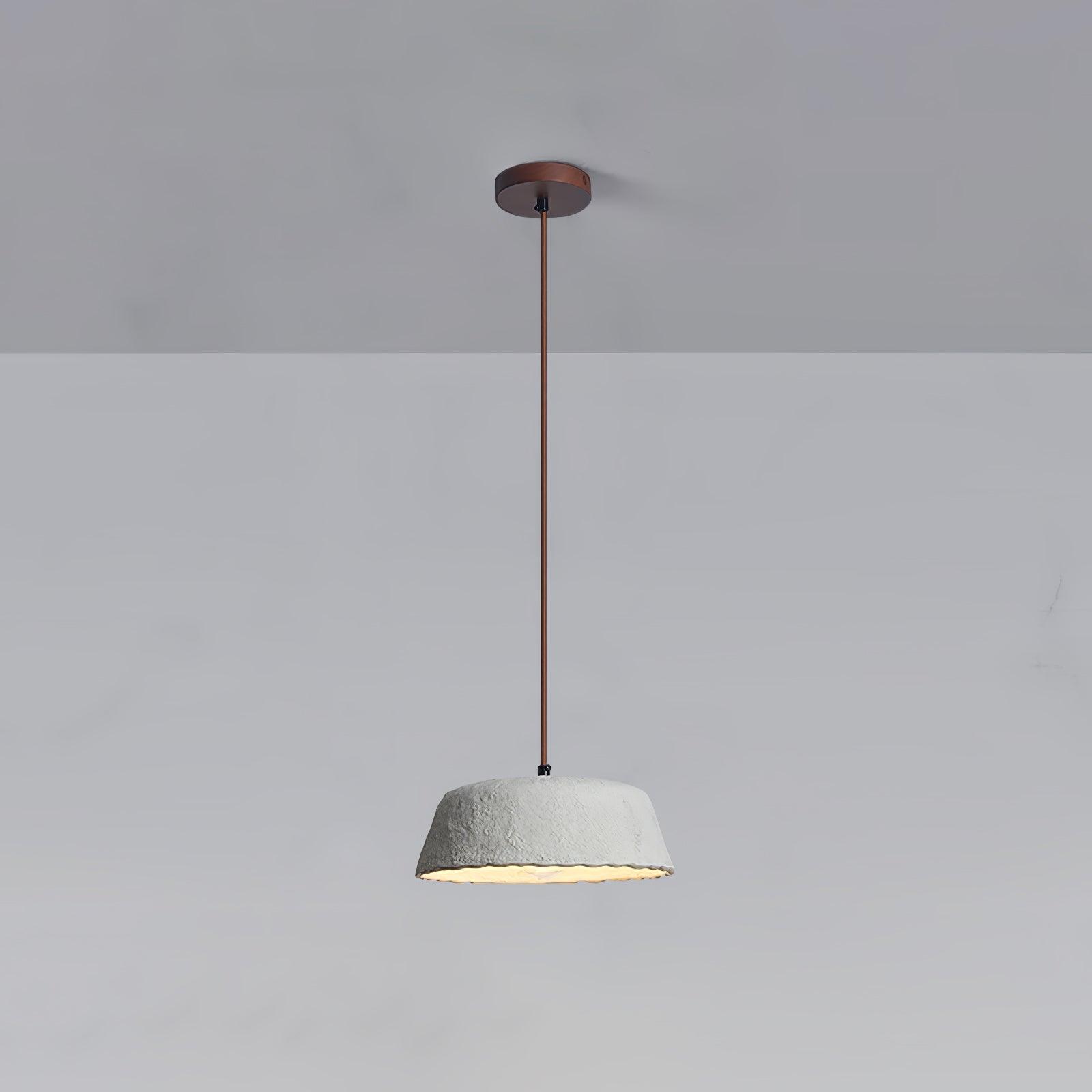 Grey Ceramic & Dark Wood