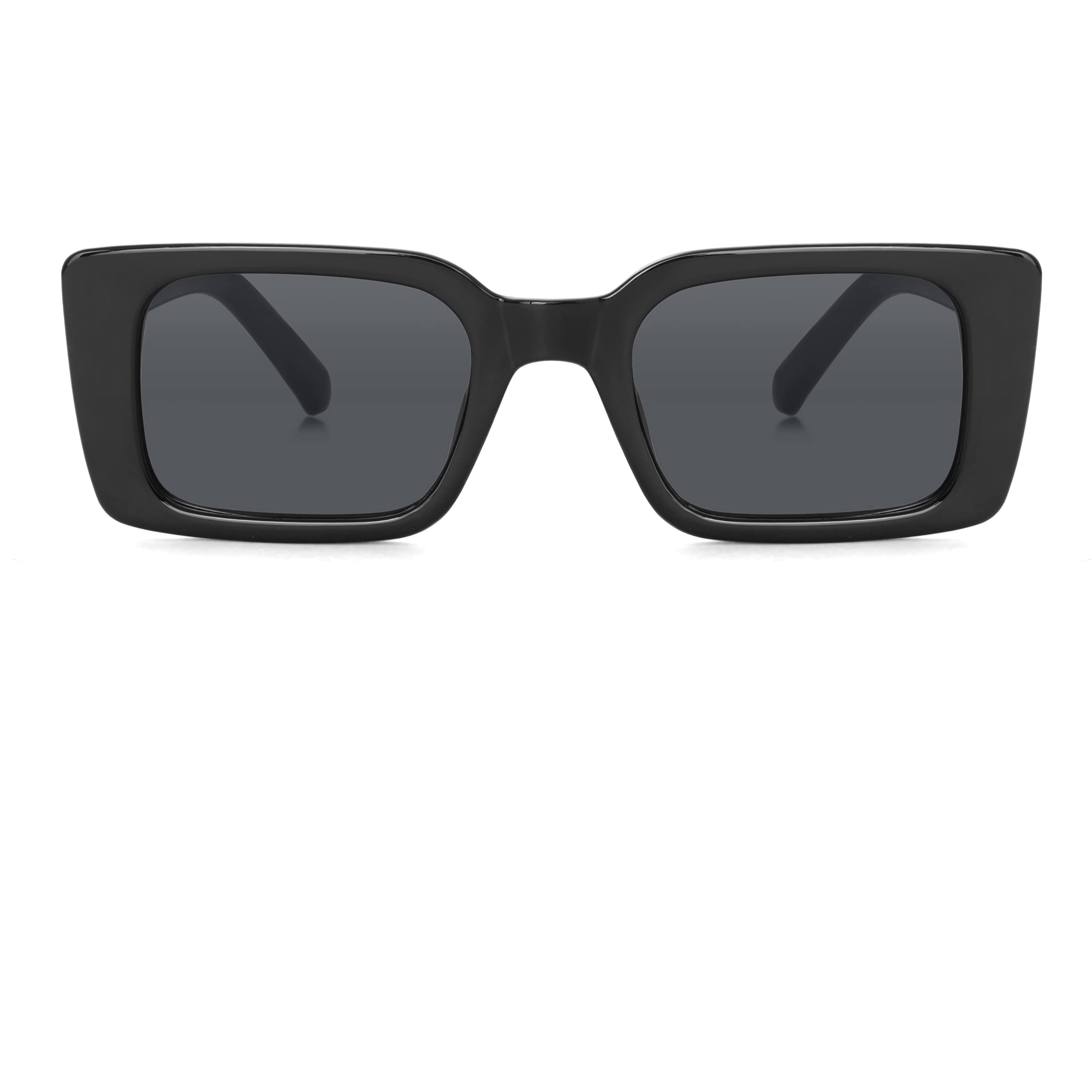 Vintage Rectangle Sunglasses for Women & Men - UV Protection Polarized Fashion Sun Glasses - Perfect for Driving, Beach, and Outdoor Activities