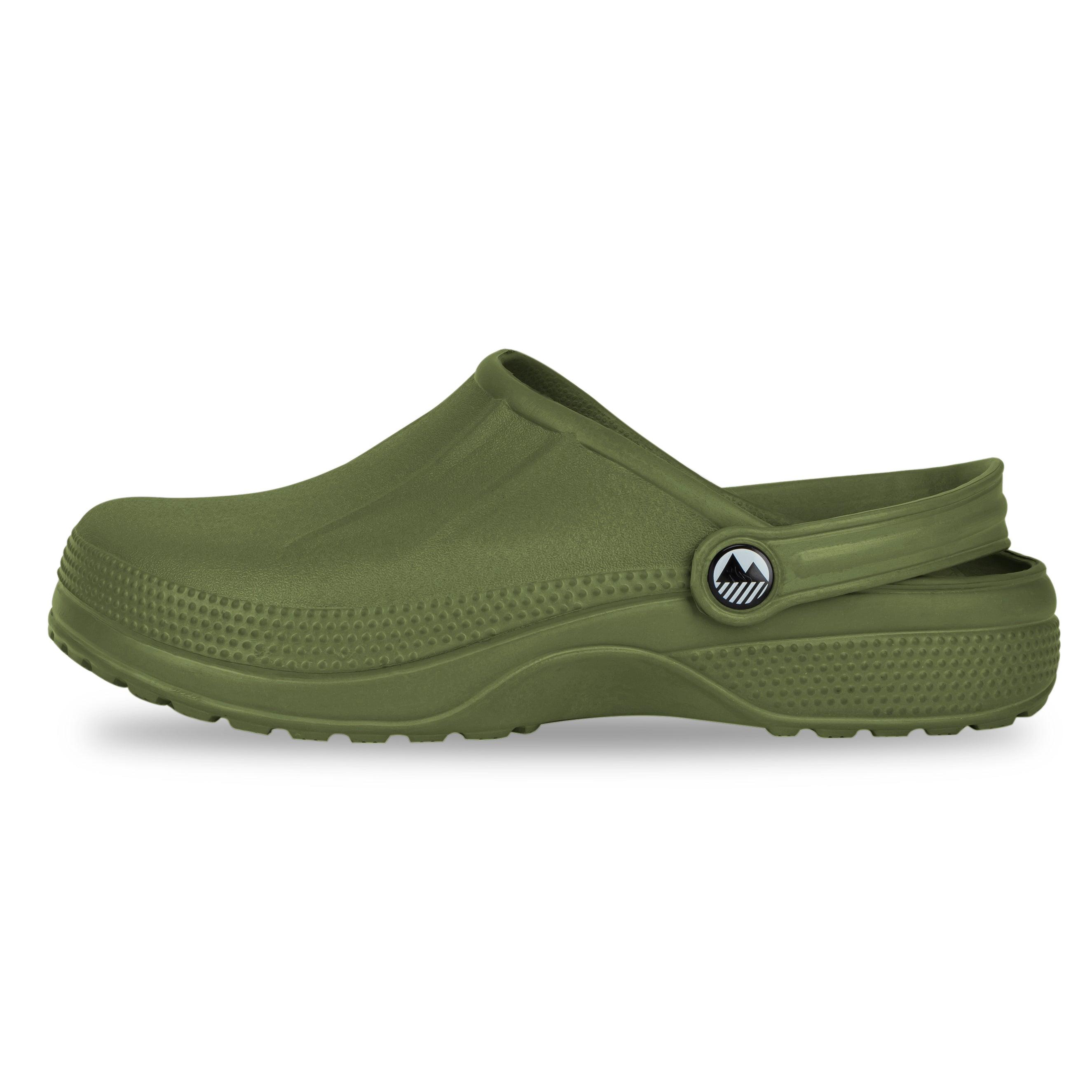 Men's Allonby Classic Garden Clogs - Wide Fit Comfortable Slip-On Shoes for Outdoor Work, Gardening & Beach Use
