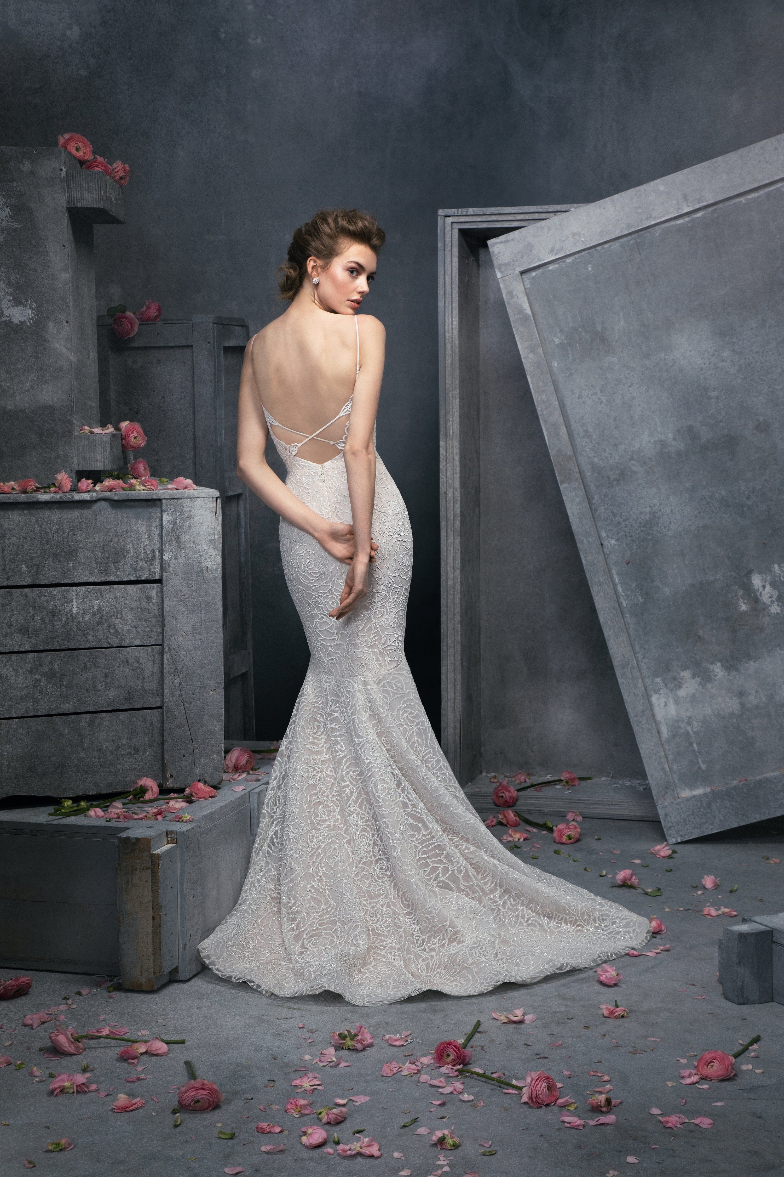 Hayley Paige Finch Blush Dress - Size 14 | Elegant Formal Gown for Weddings, Prom & Special Occasions
