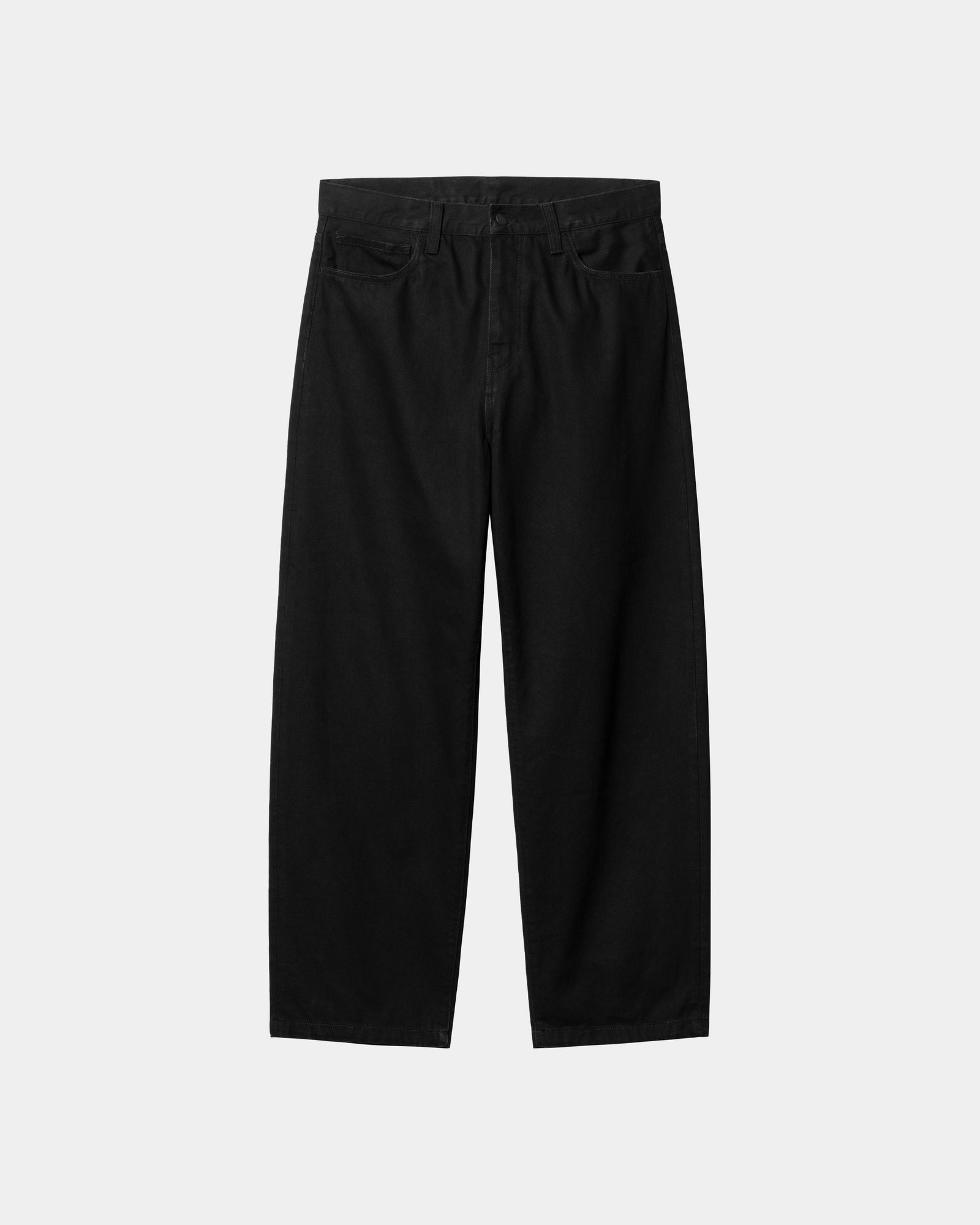 Landon Men's Black Rinsed Pants - Slim Fit Casual Trousers for Work, Office & Everyday Wear