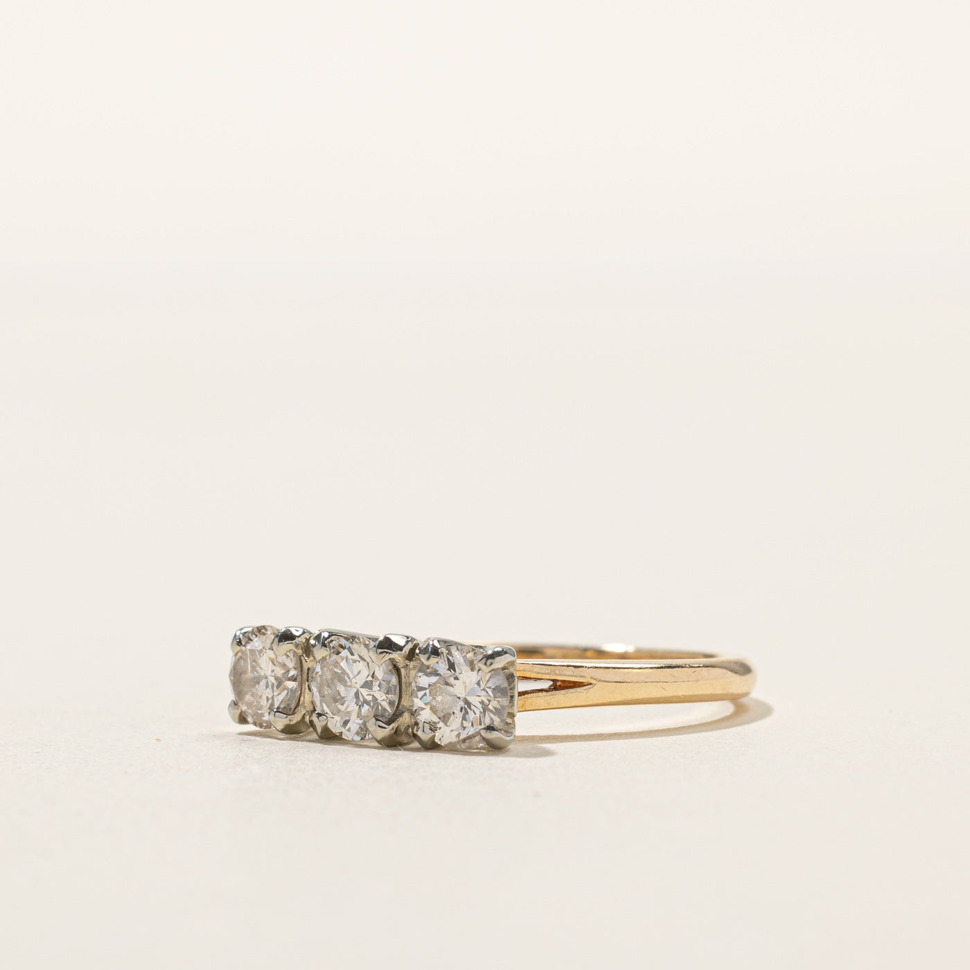 1.11ctw Three Stone Diamond Ring - Size 7.75 | Elegant Engagement & Wedding Jewelry for Women | Perfect for Proposals, Anniversaries & Special Occasions