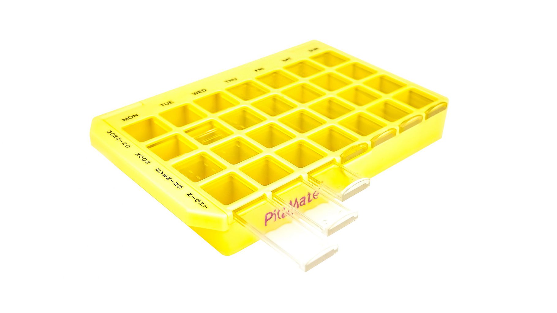 Alvita 7-Day Large Capacity Weekly Pill Organizer with Removable Tray - Perfect for Vitamins, Medications & Daily Supplements (Morning & Evening Doses) - Ideal for Travel, Home & Office Use